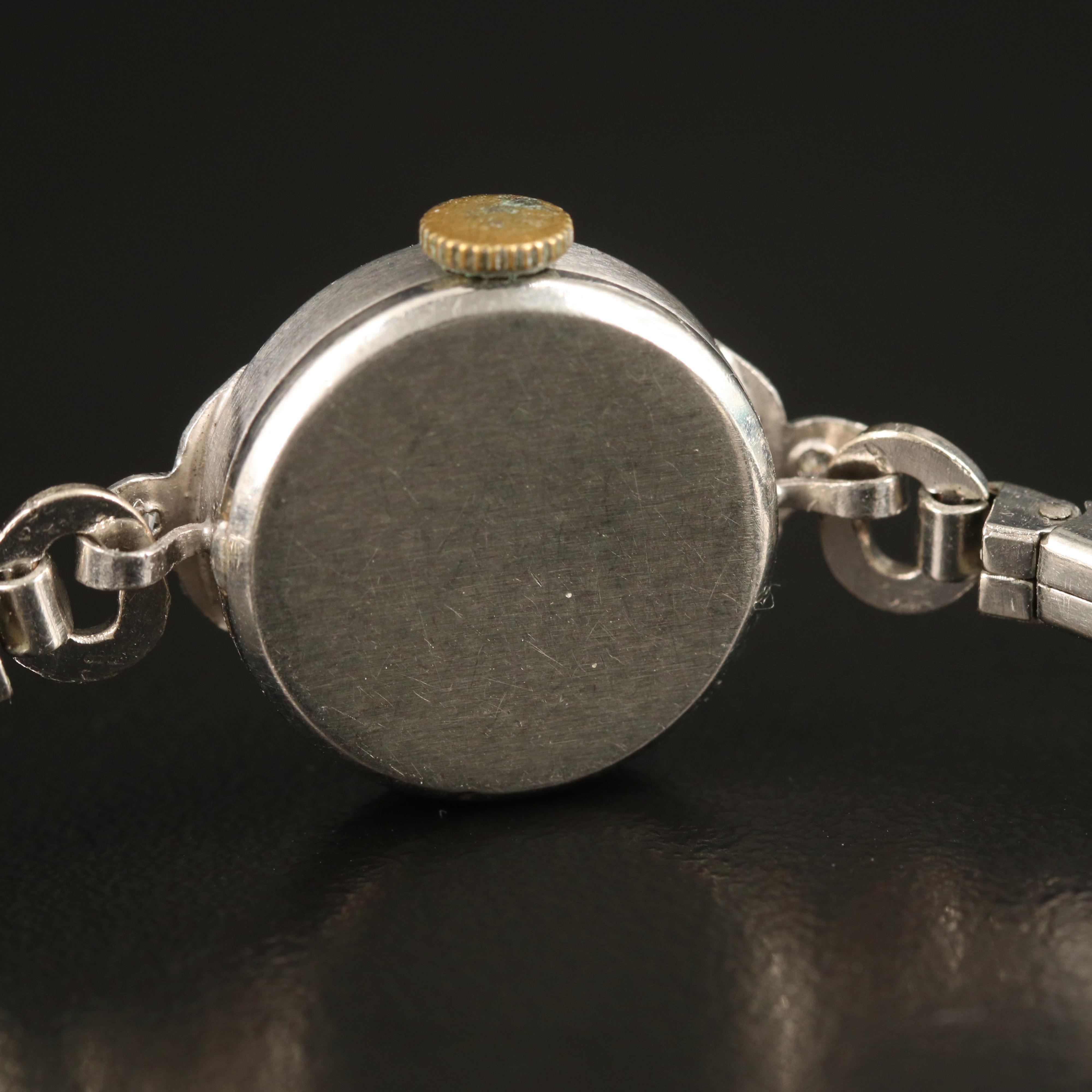 Jules Jurgensen 14K & S. Kocher Platinum Diamond Watch