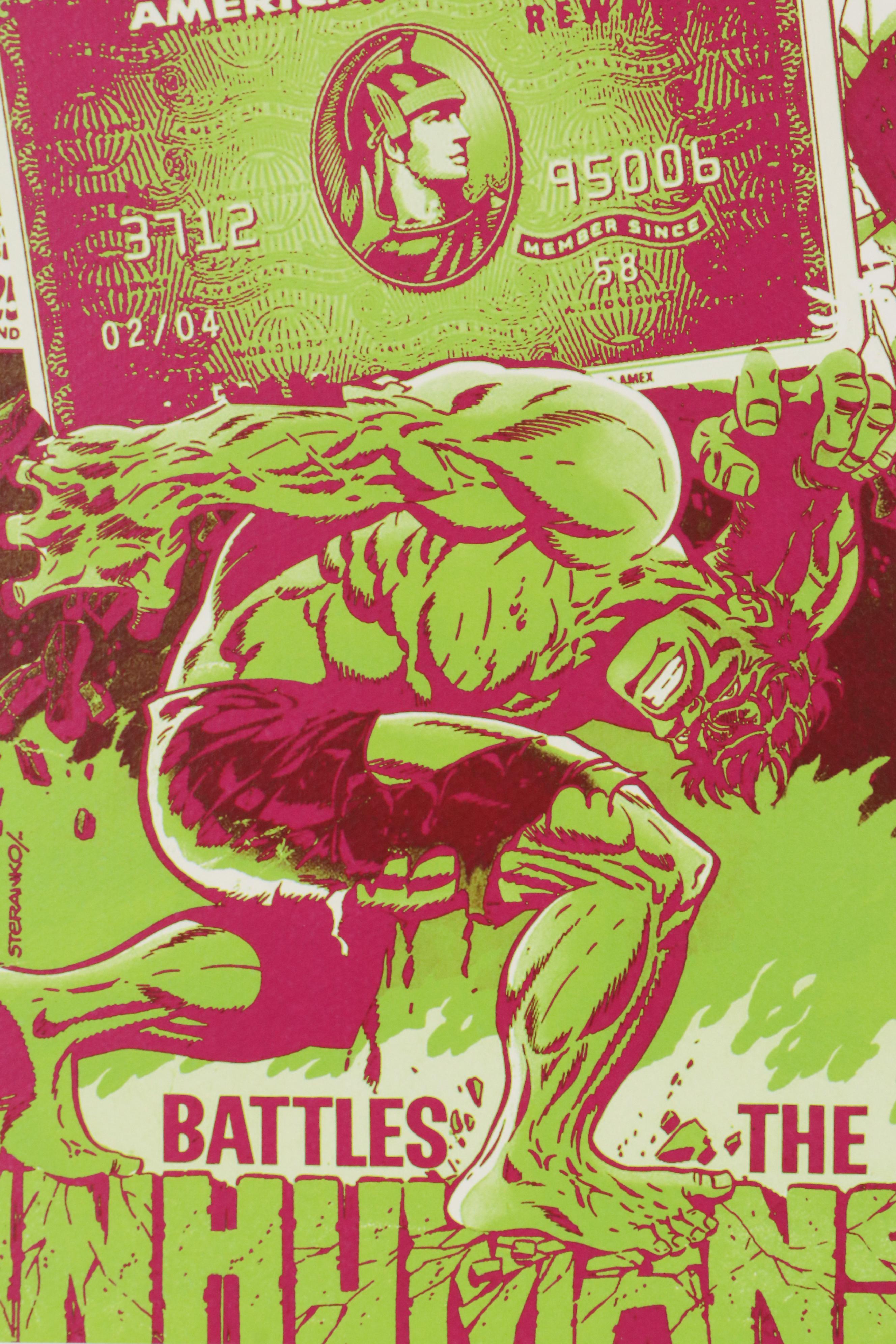 John Love Graphic Prints Featuring The Hulk and The Joker, 2013