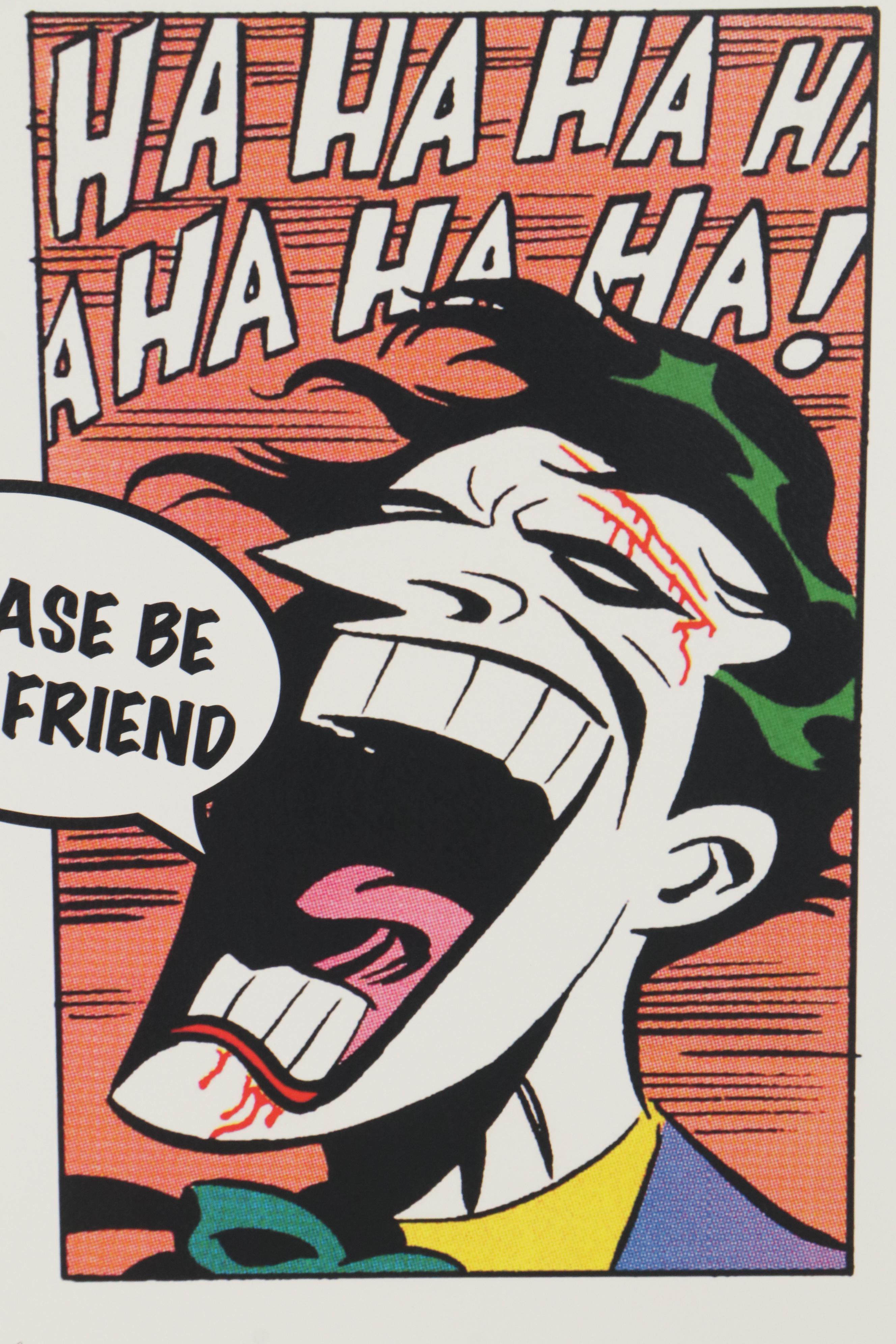 John Love Graphic Prints Featuring The Hulk and The Joker, 2013