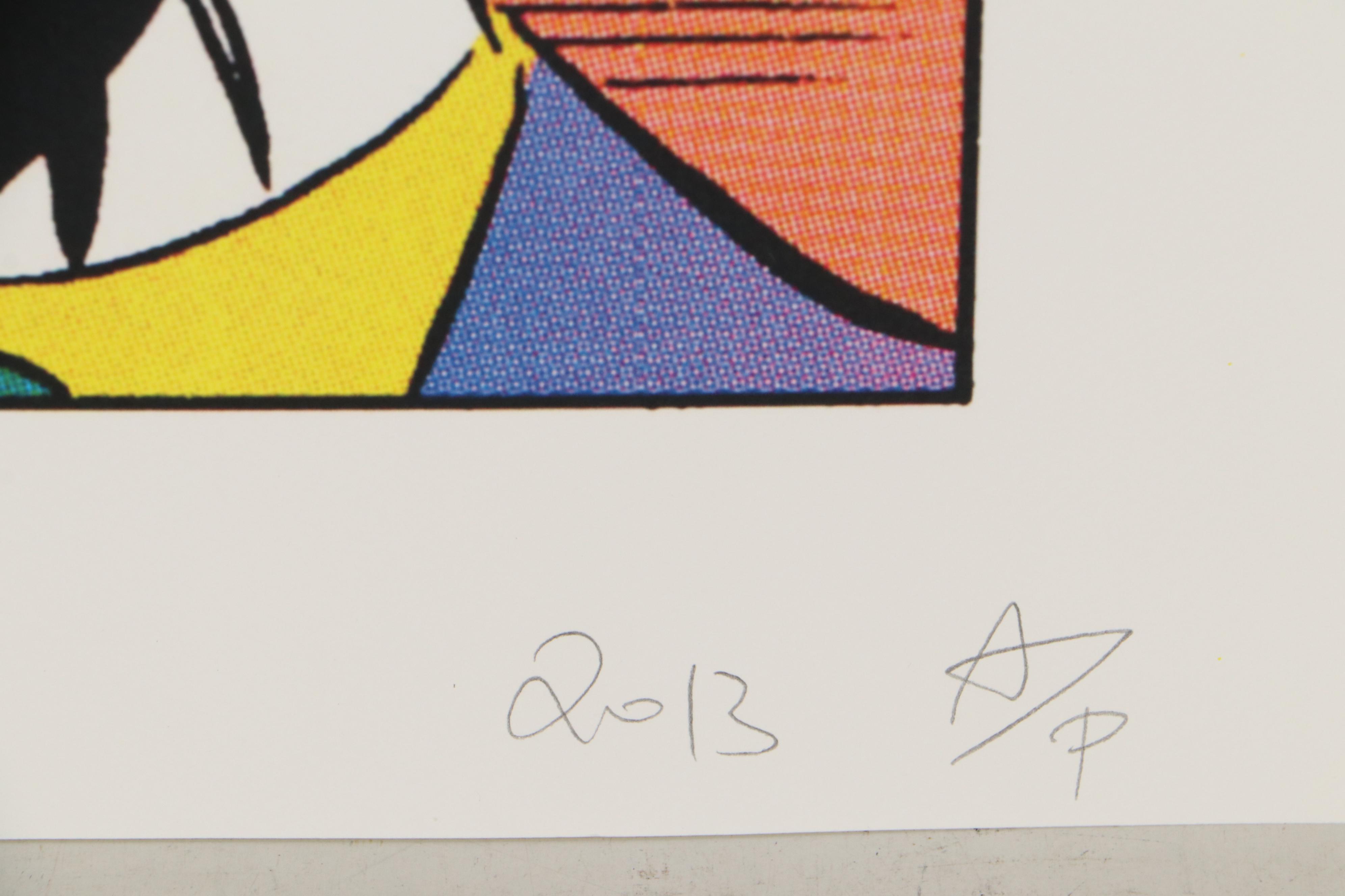 John Love Graphic Prints Featuring The Hulk and The Joker, 2013