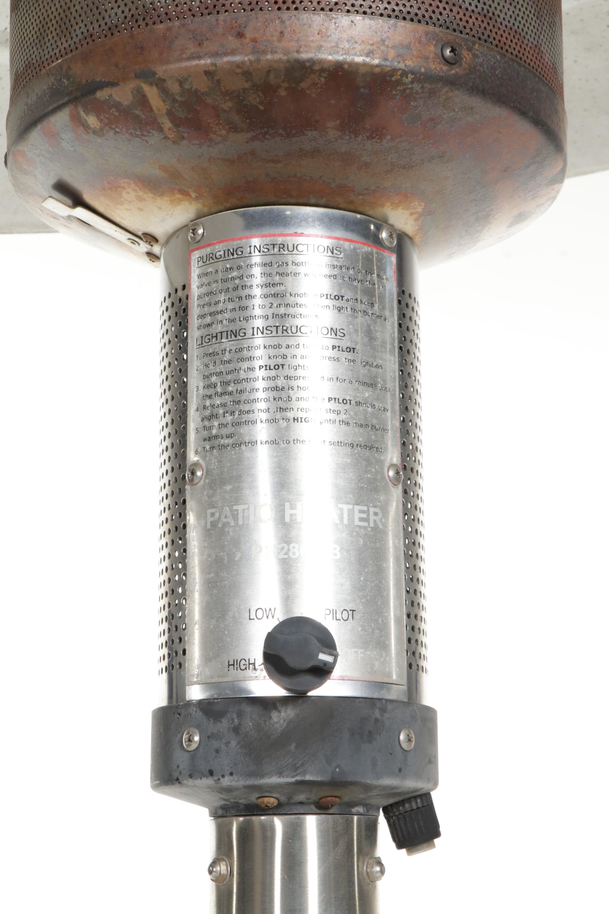 Sunjoy Outdoor Propane Powered Patio Heater with Table