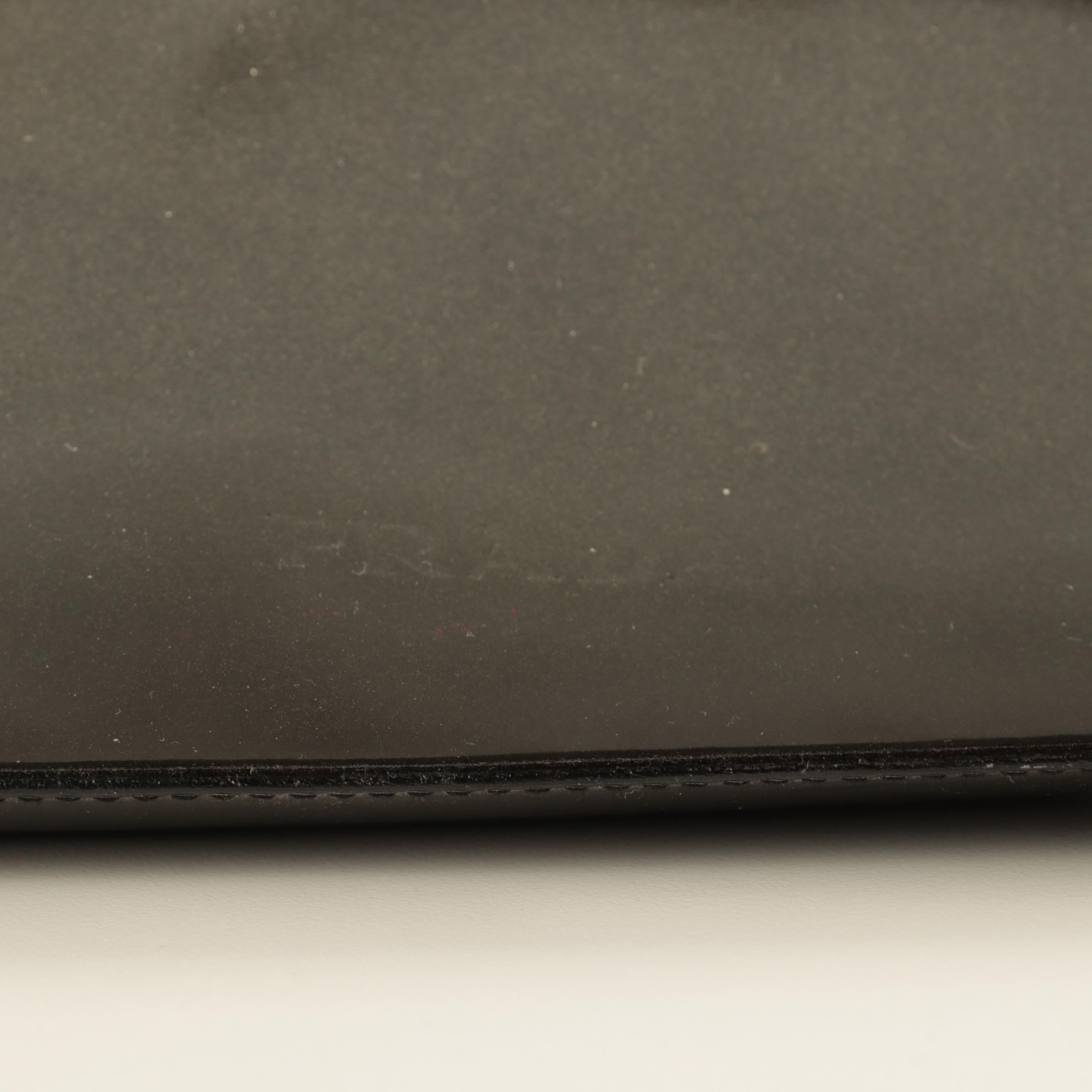 Prada Geometric Hobo Shoulder Bag in Green Metallic Patent Leather