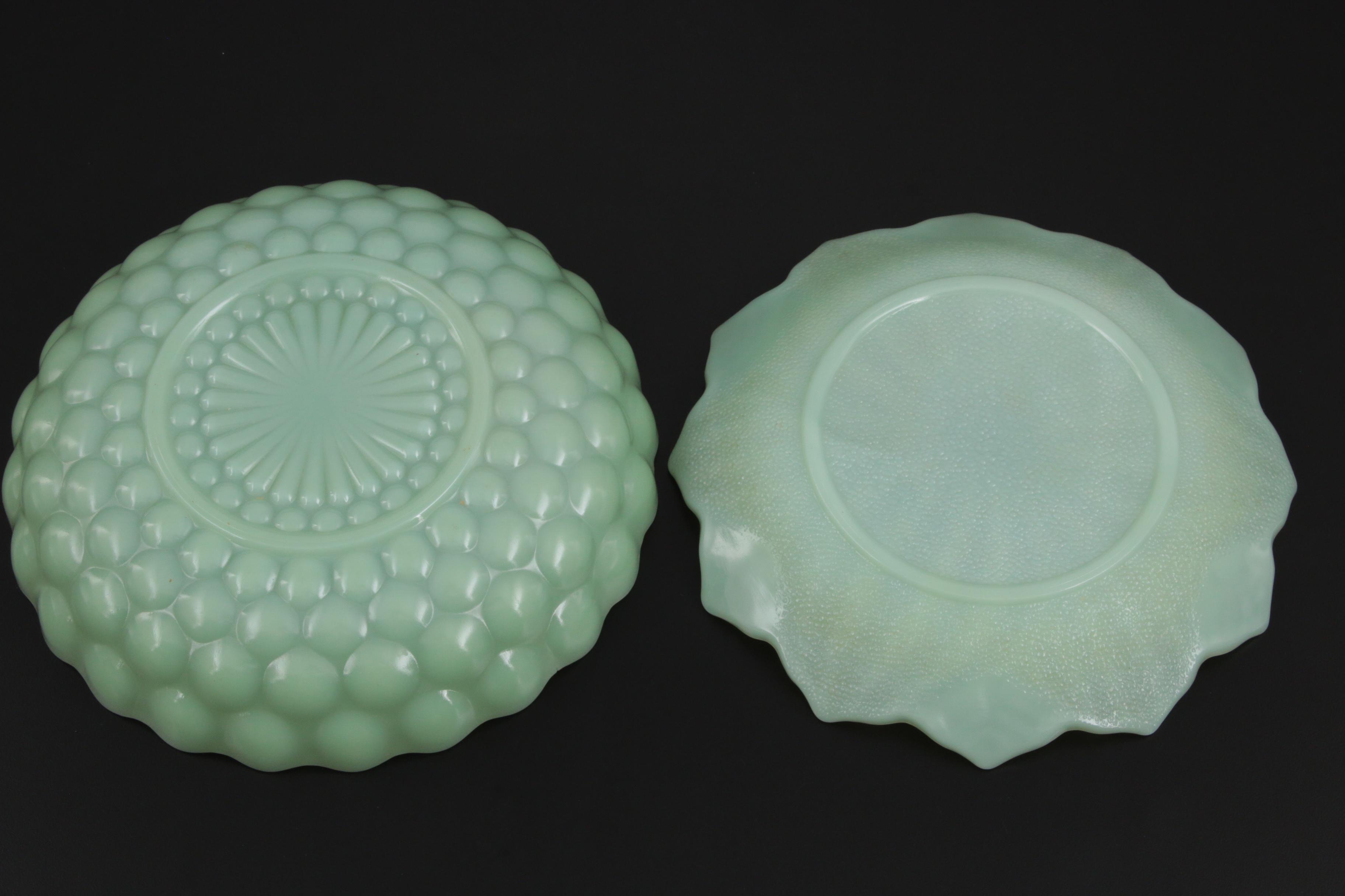 Anchor Hocking Fire King "Swirl Jadeite Shell" Dinnerware and More, Mid-20th C.