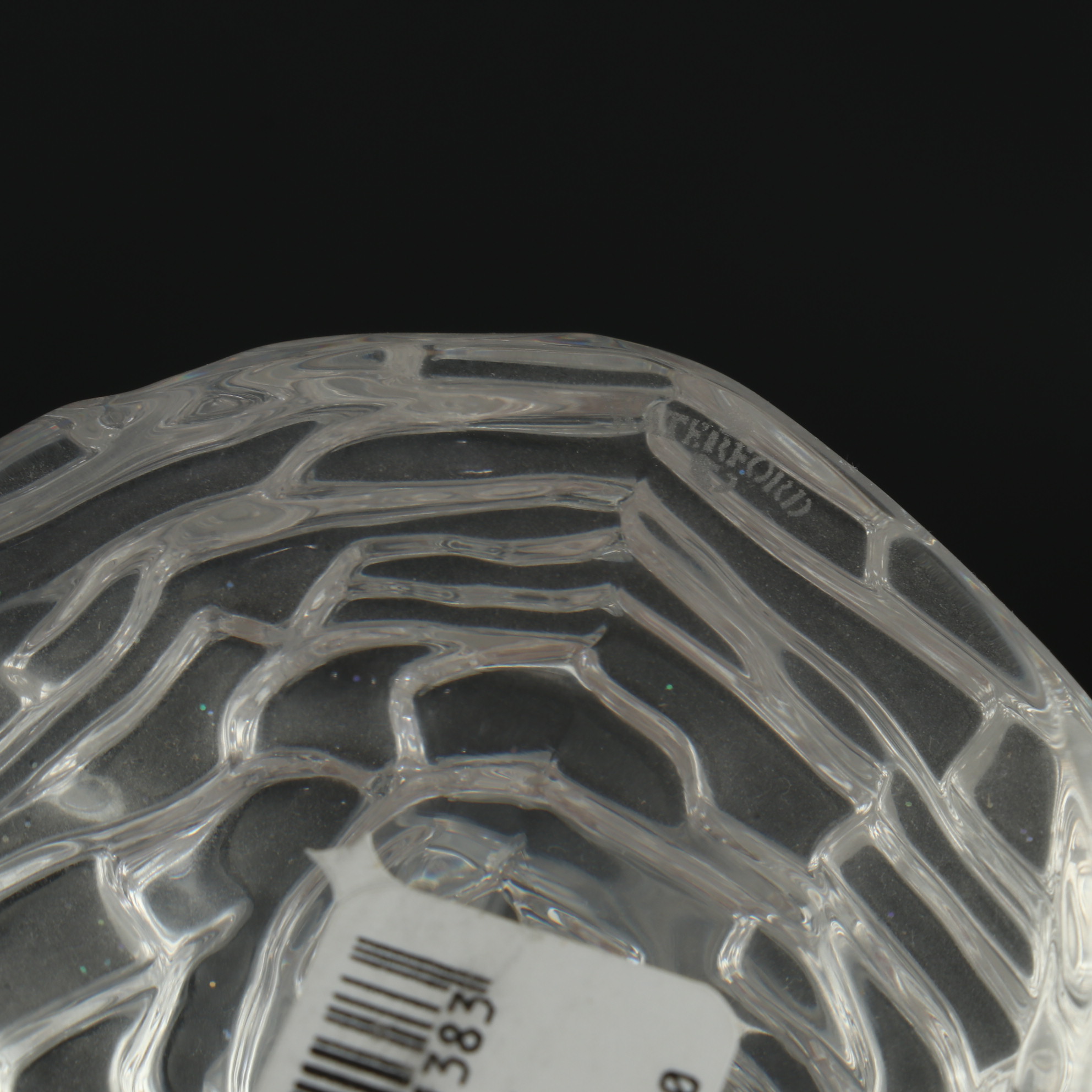 Waterford Crystal Running Horse and Clover Paperweight