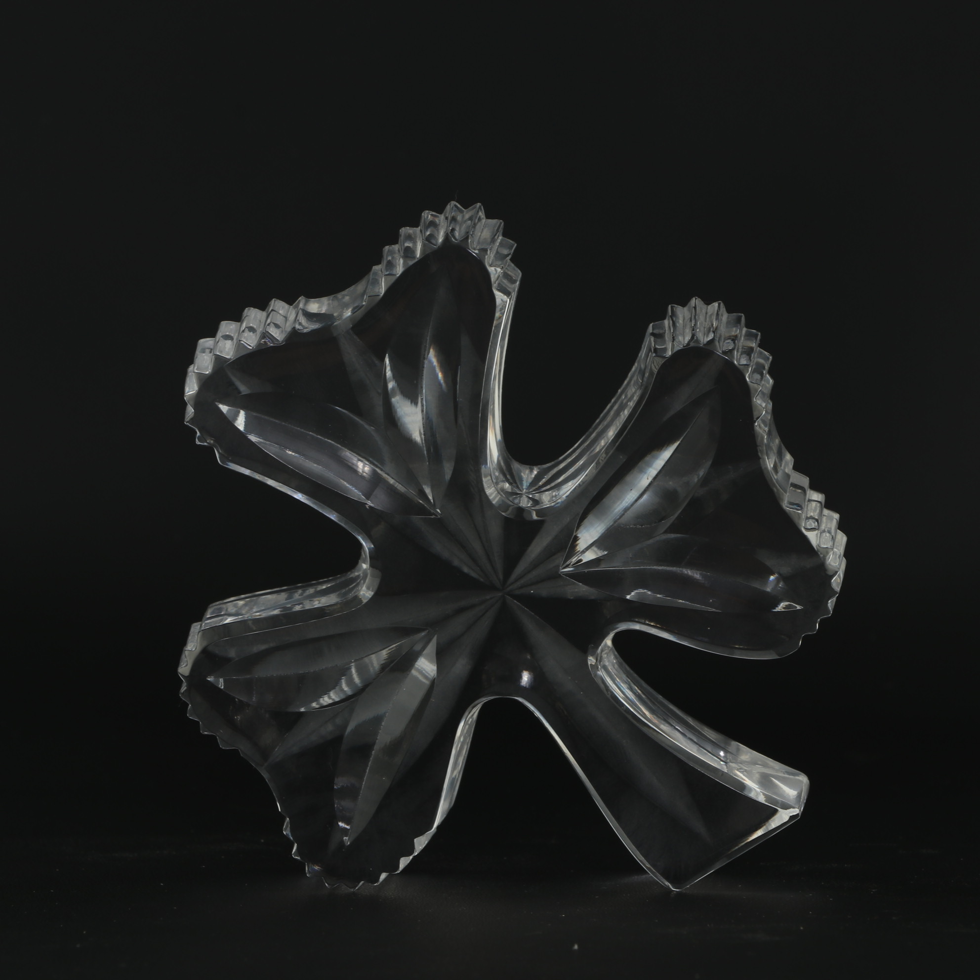 Waterford Crystal Running Horse and Clover Paperweight