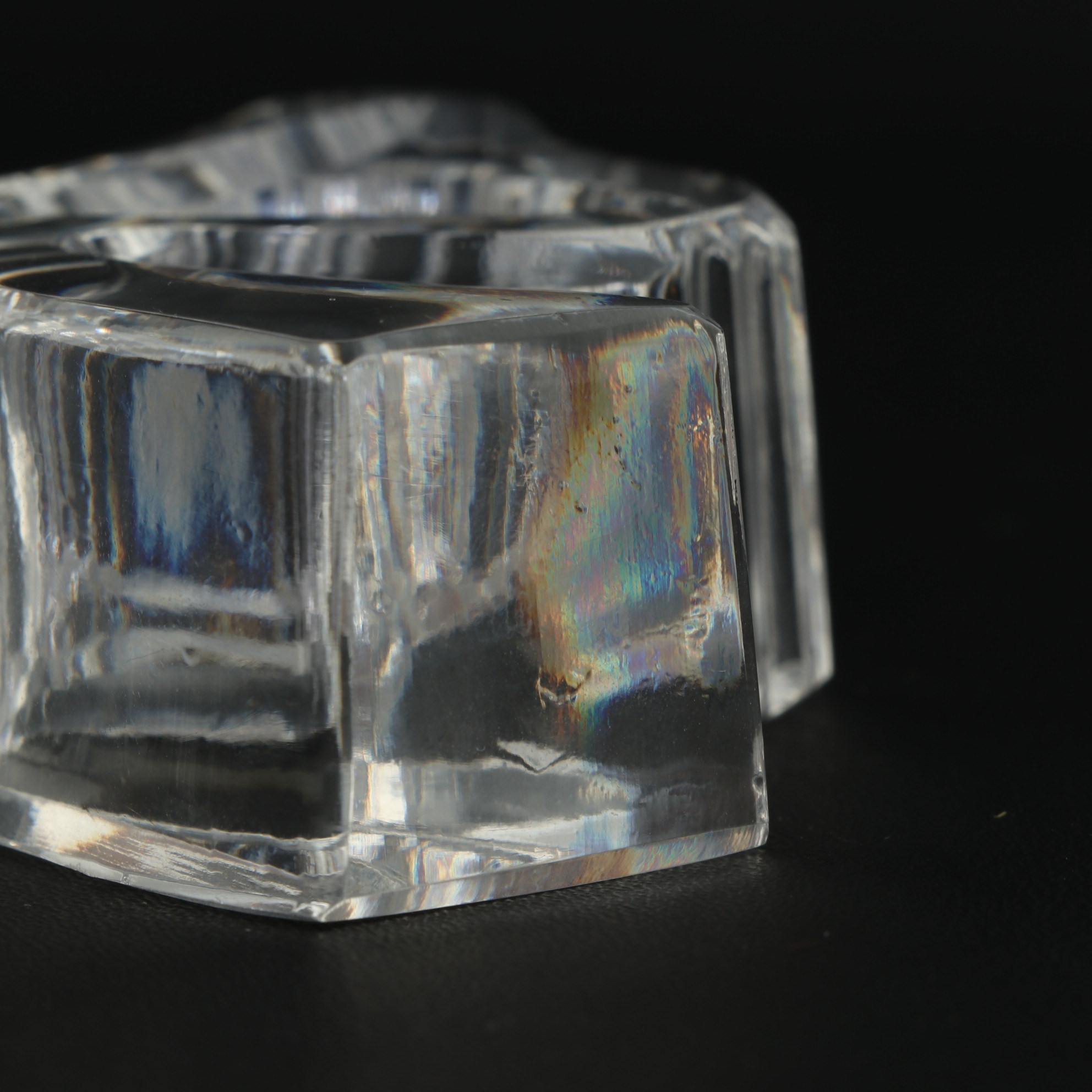 Waterford Crystal Running Horse and Clover Paperweight