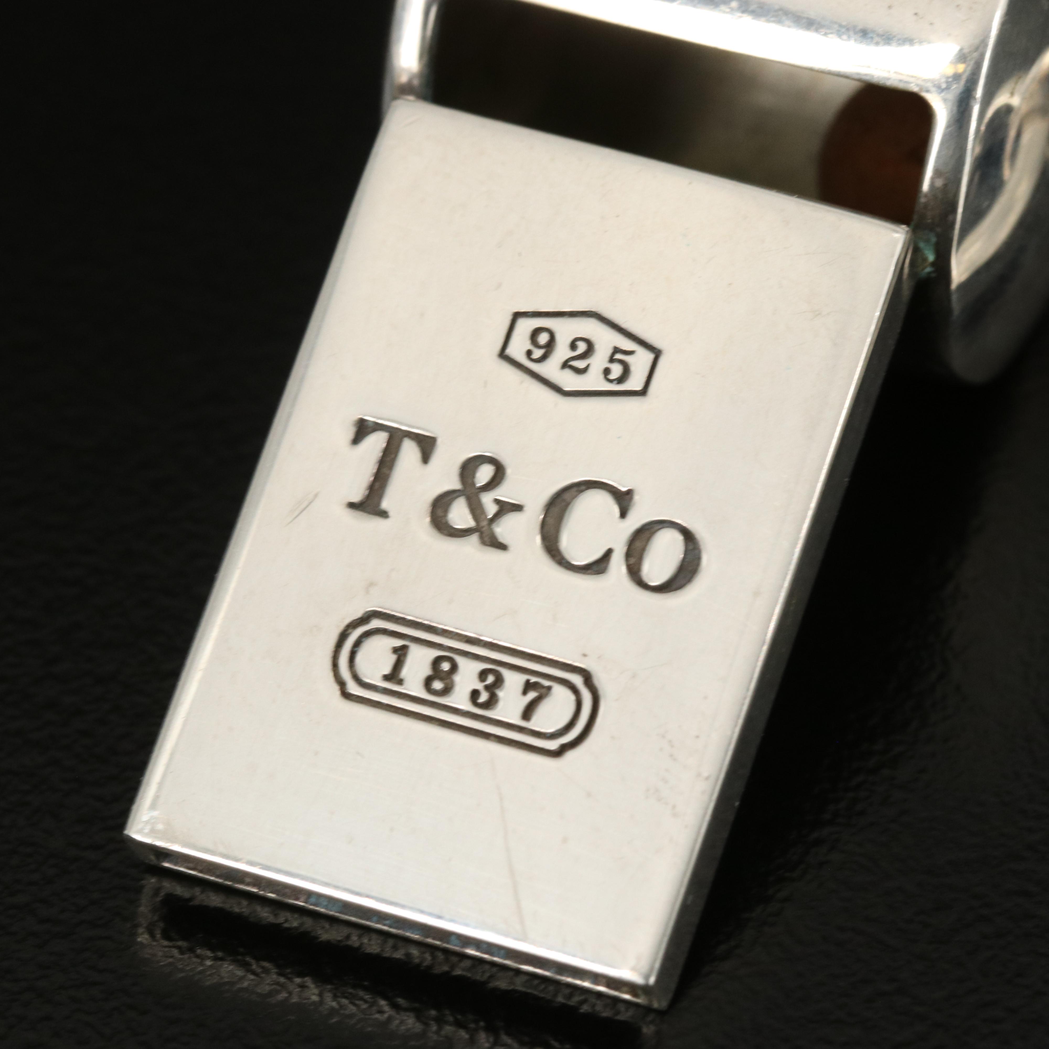 Tiffany & Co. Sterling Silver Whistle Key Ring