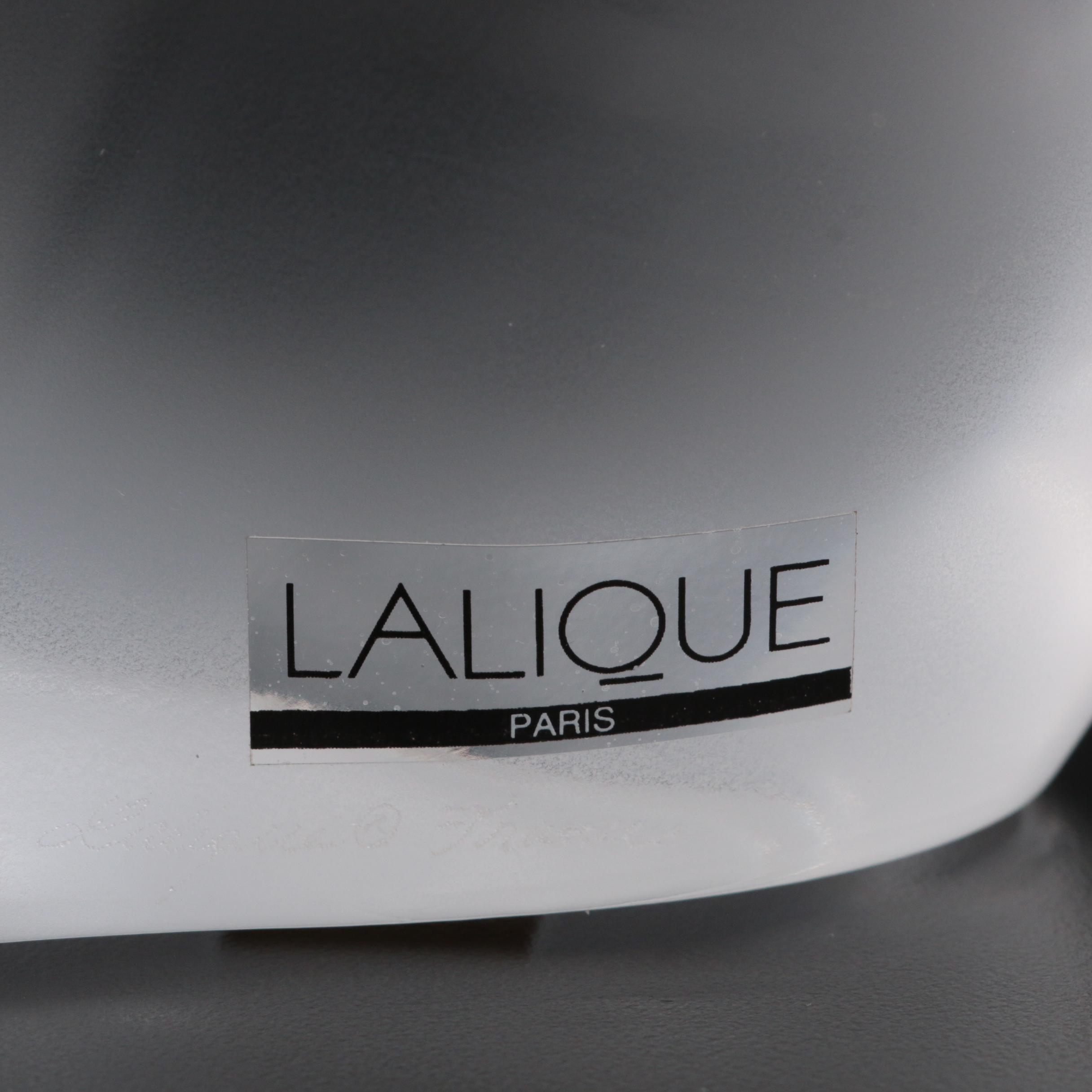 Lalique "Ours" Crystal Polar Bear Figurine