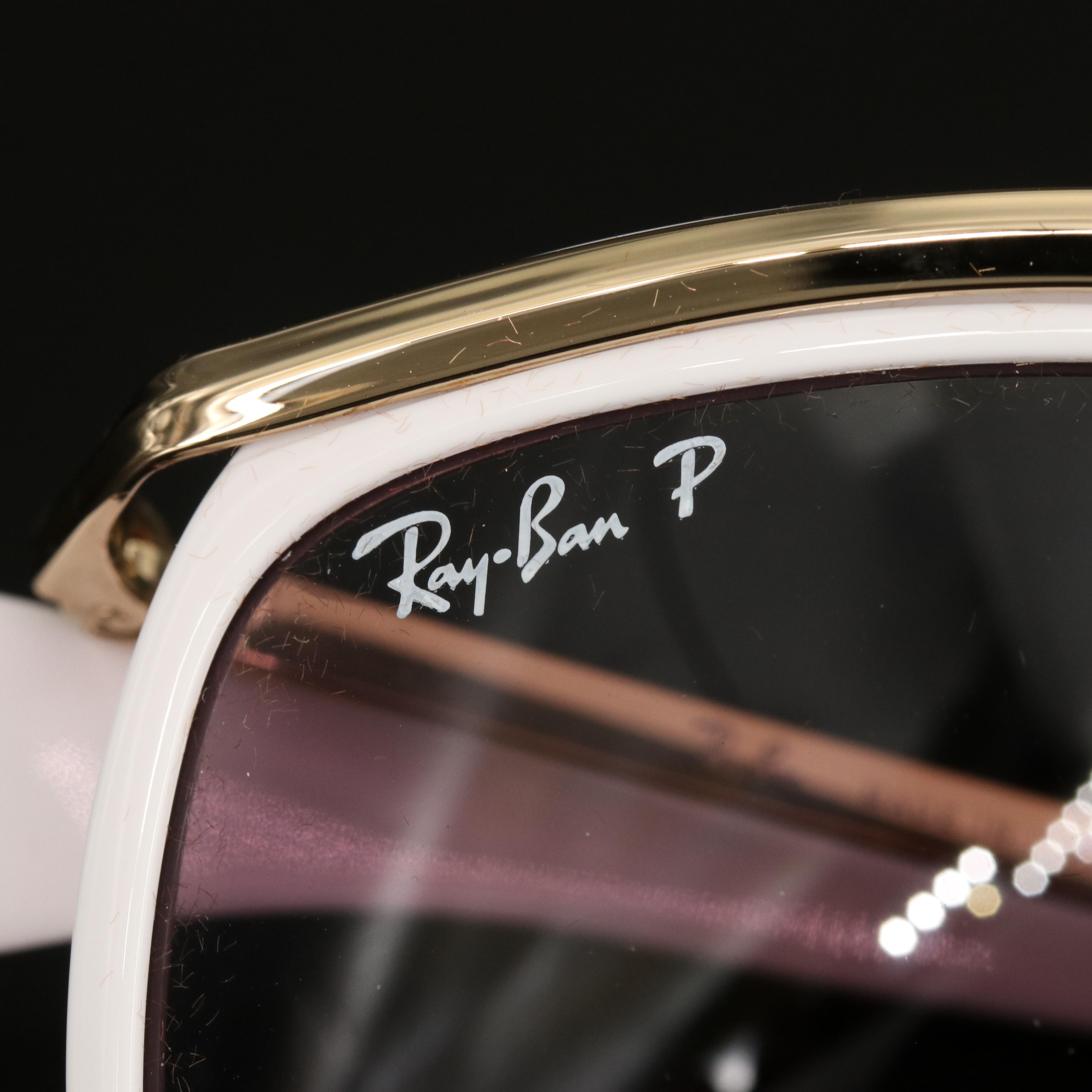 Ray-Ban RB2219 Polarized Olympian Aviator Sunglasses with Case