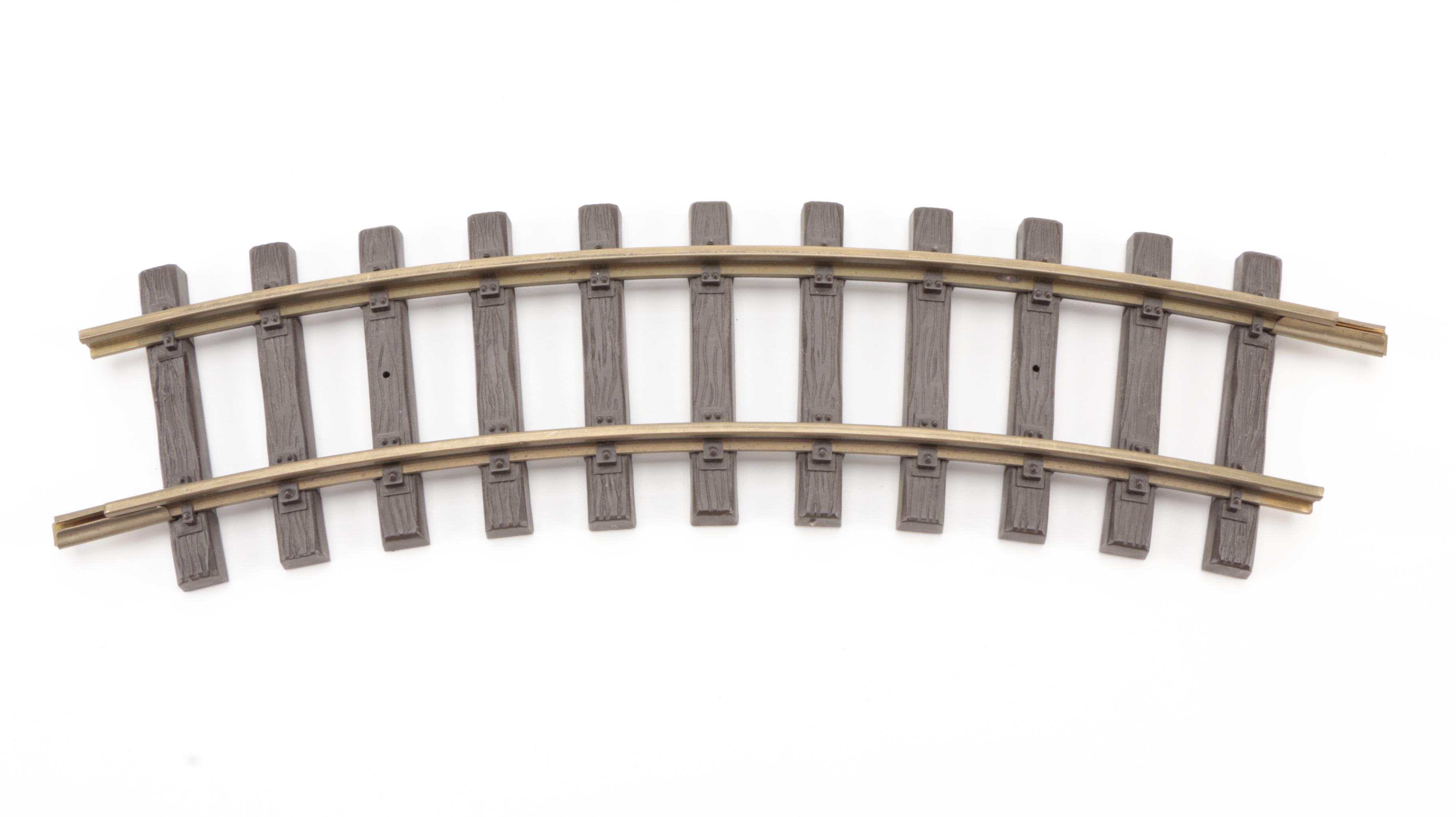 Lehmann-Gross-Bahn G Scale Model Railroad Track, Curved and Straight