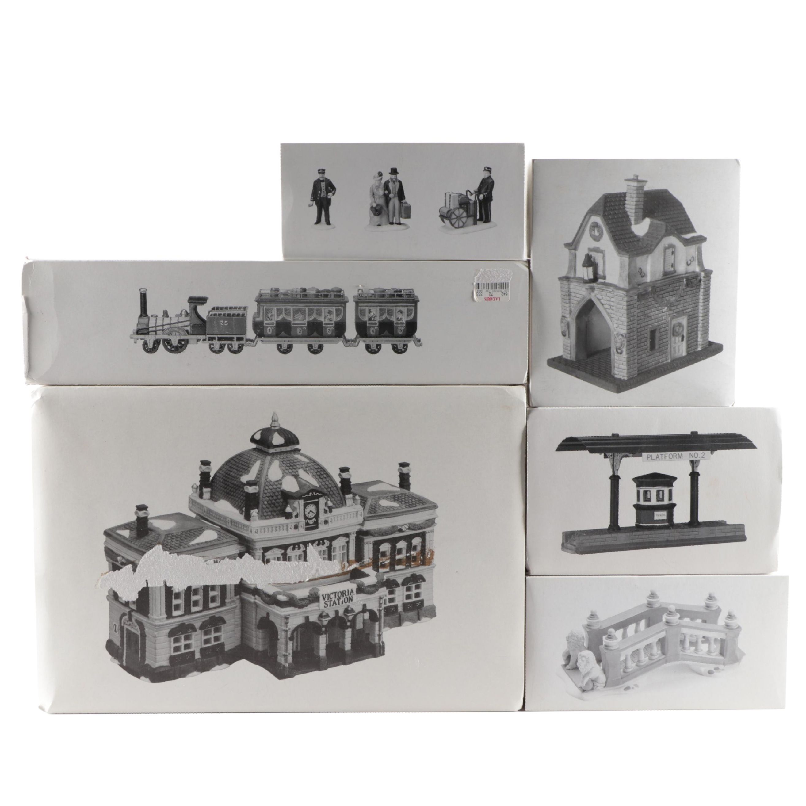 Department 56 "Dickens' Village" Porcelain Buildings and Accessories