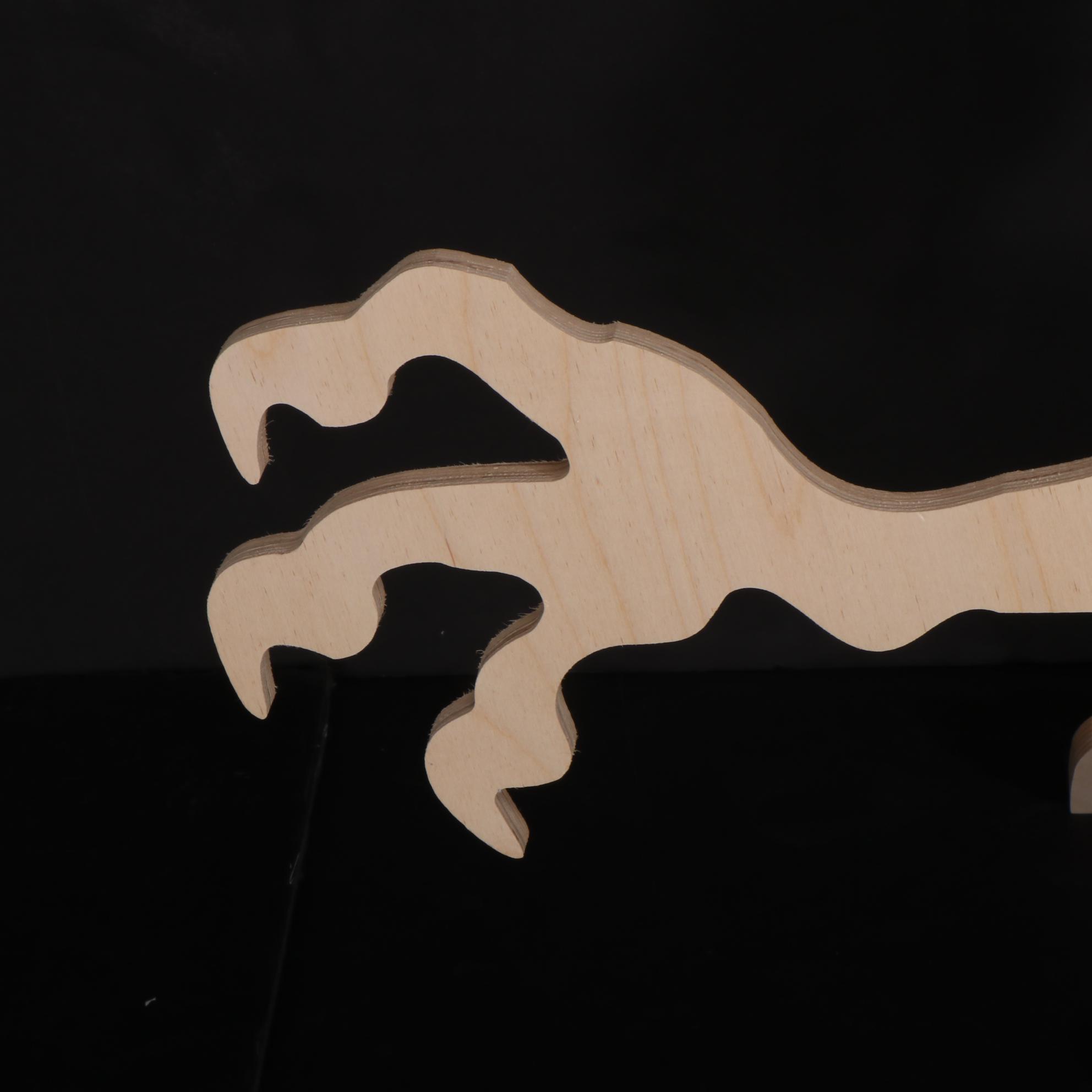 B. C. Bones "Velociraptor" Life Size 3D Plywood Skeleton Model, 1999