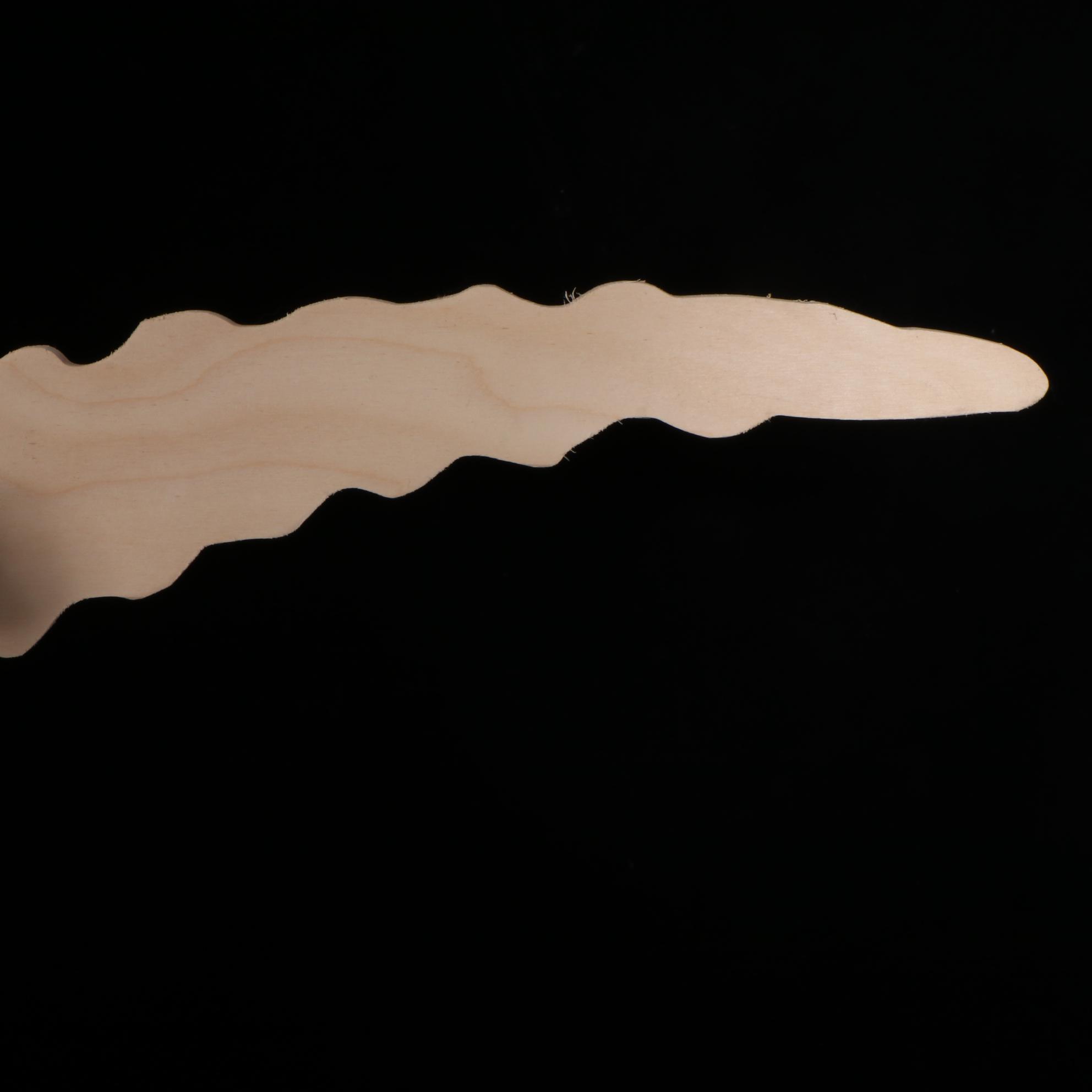 B. C. Bones "Velociraptor" Life Size 3D Plywood Skeleton Model, 1999