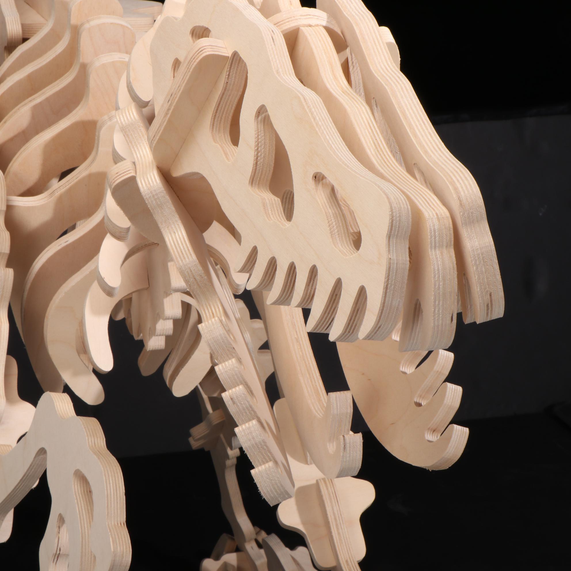 B. C. Bones "Velociraptor" Life Size 3D Plywood Skeleton Model, 1999