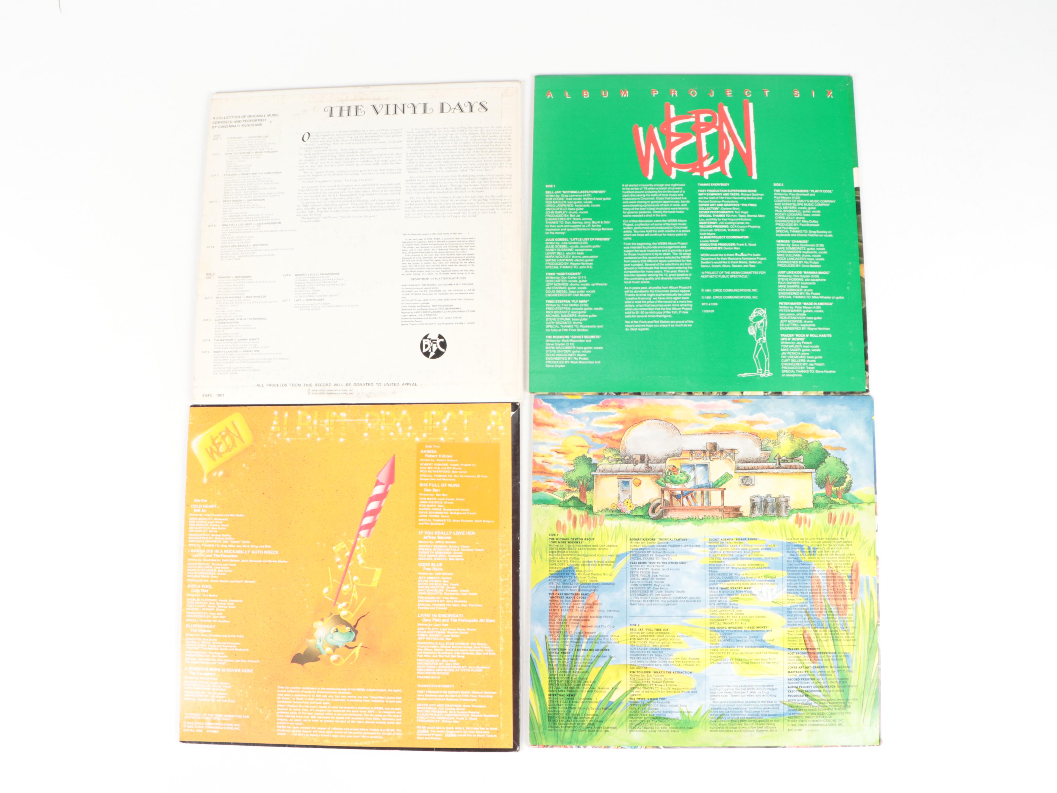 WEBN Album Project Albums and "The Vinyl Days" LP Records