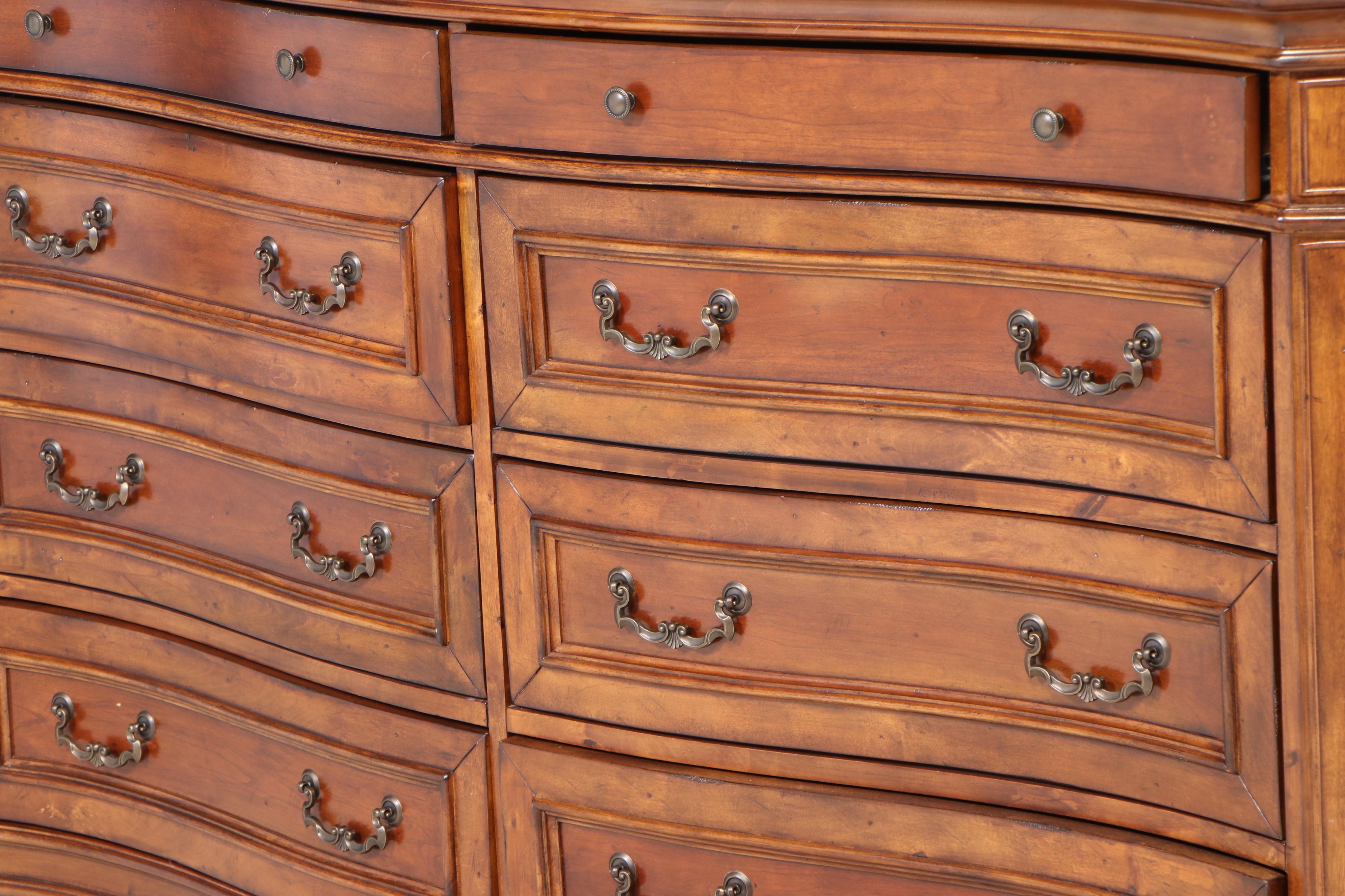 Liberty Furniture French Provincial Style Cherrywood Eight-Drawer Dresser
