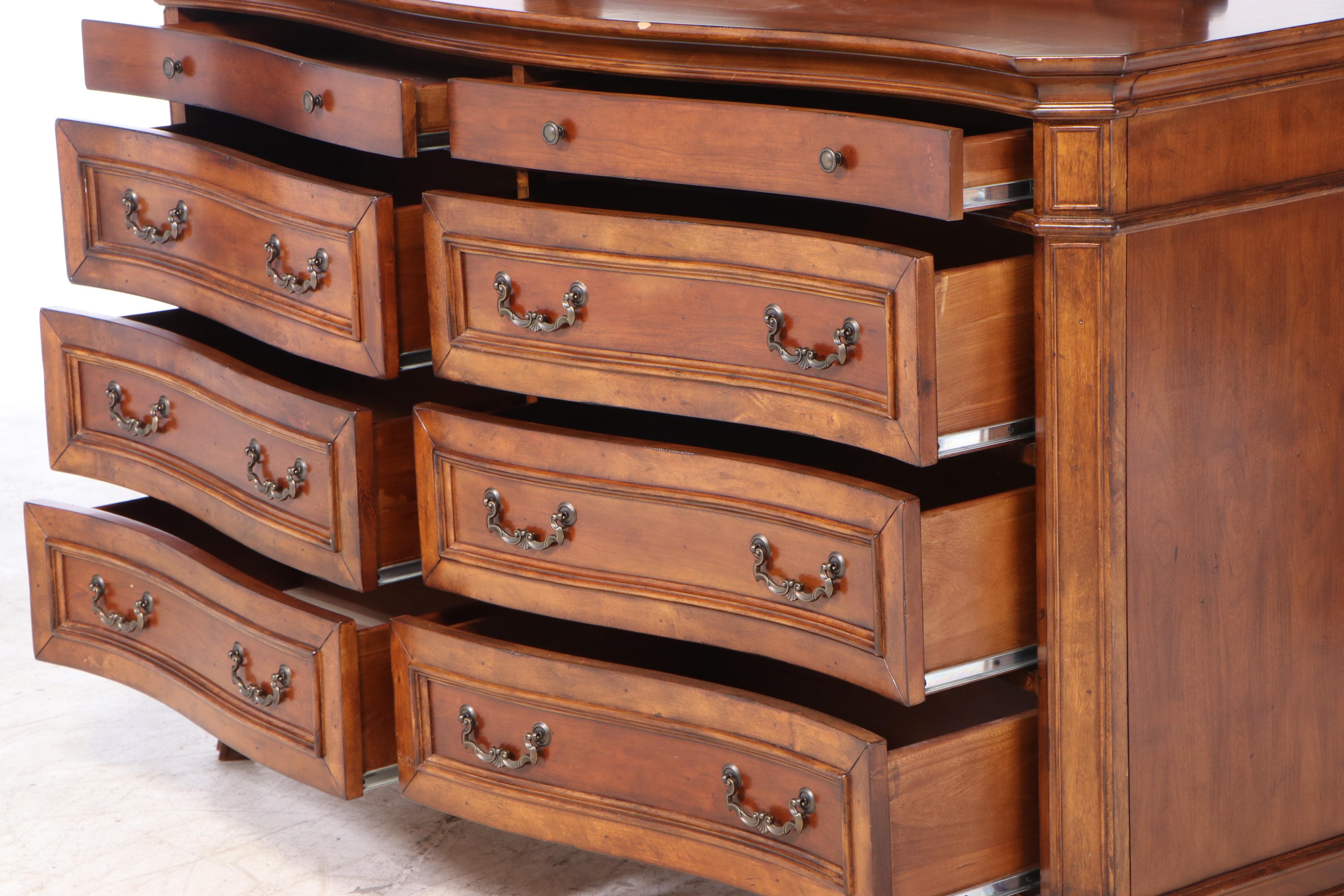 Liberty Furniture French Provincial Style Cherrywood Eight-Drawer Dresser
