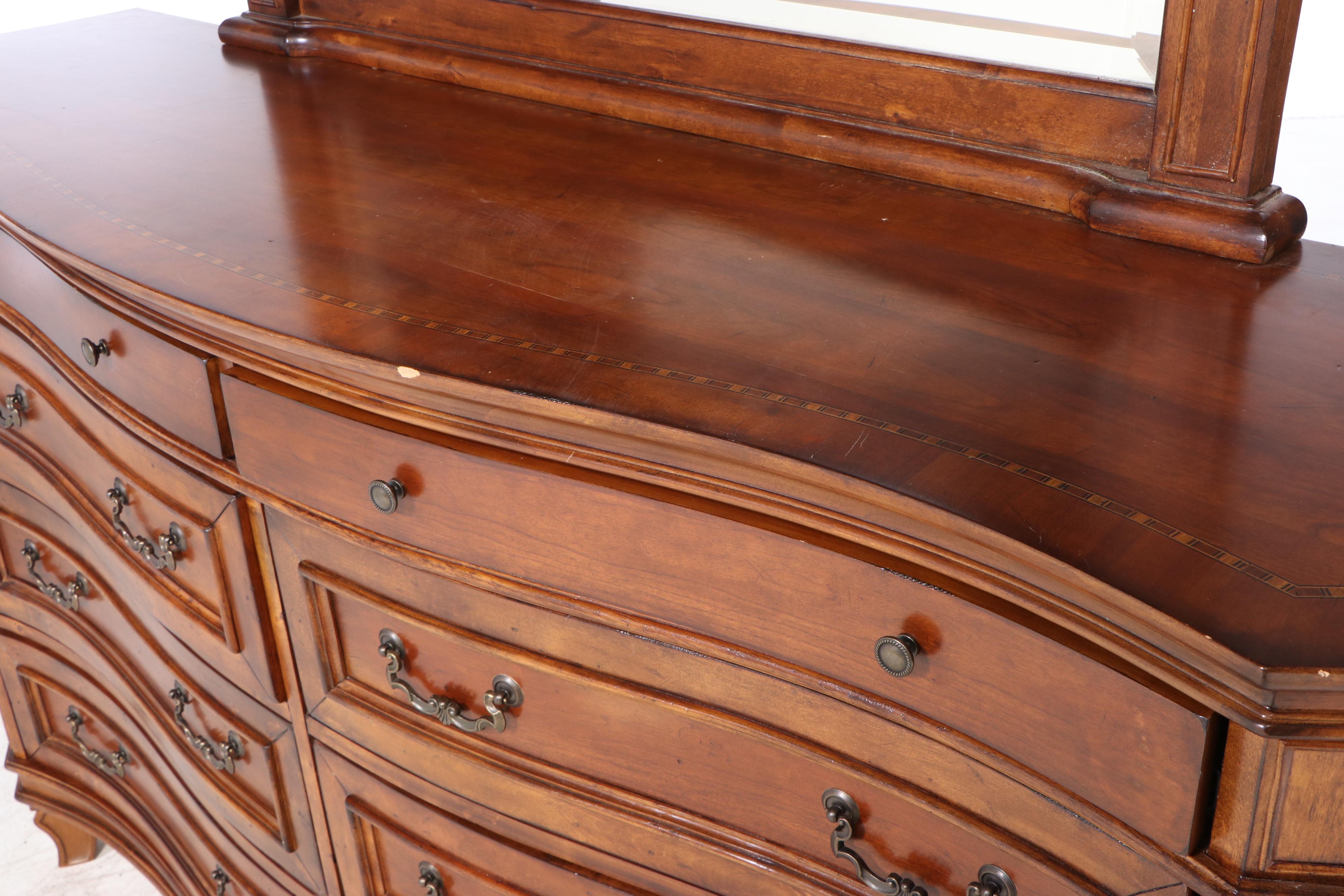 Liberty Furniture French Provincial Style Cherrywood Eight-Drawer Dresser