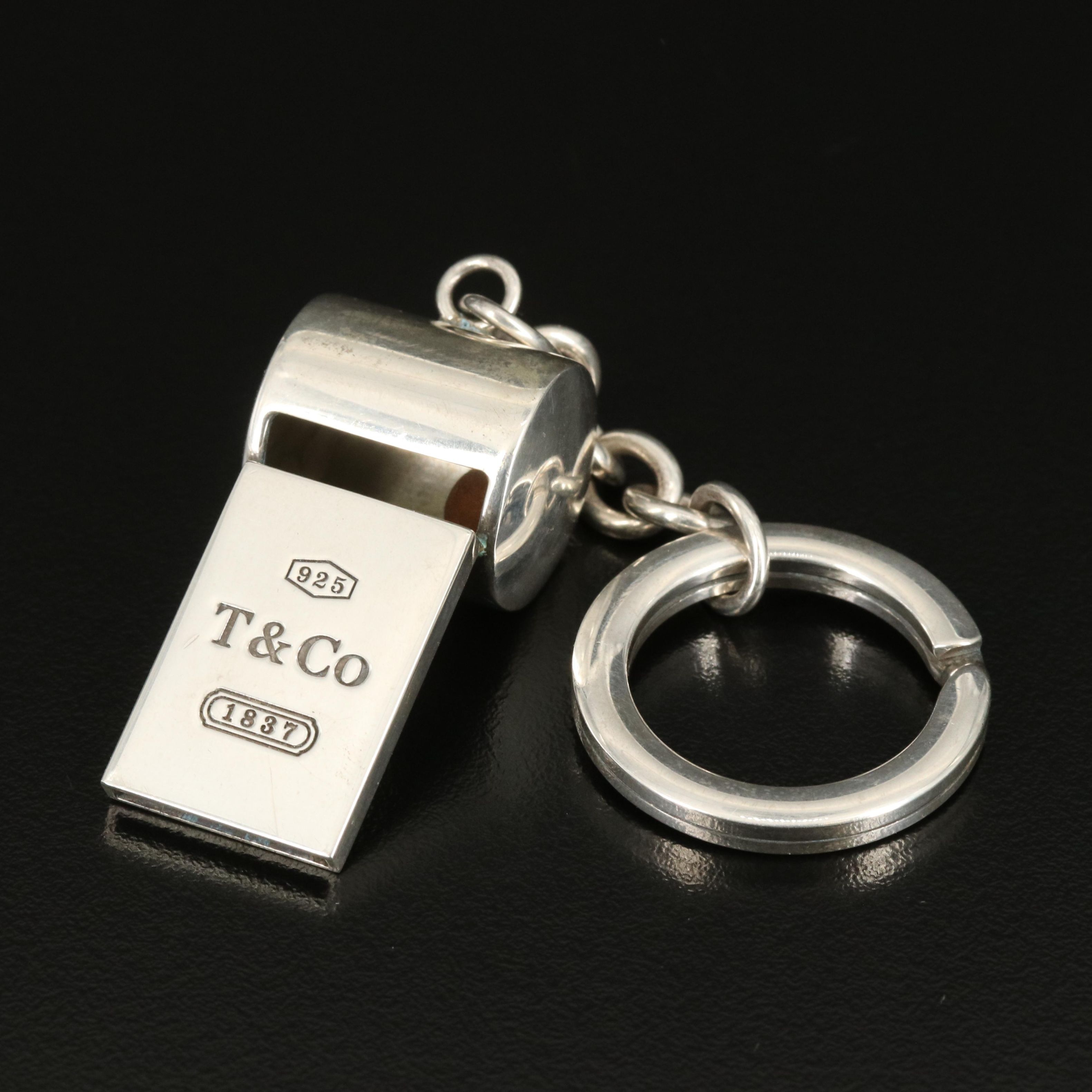 Tiffany & Co. Sterling Silver Whistle Key Ring