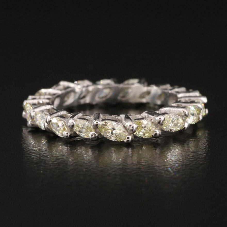 Platinum 1.68 CTW Diamond Eternity Band