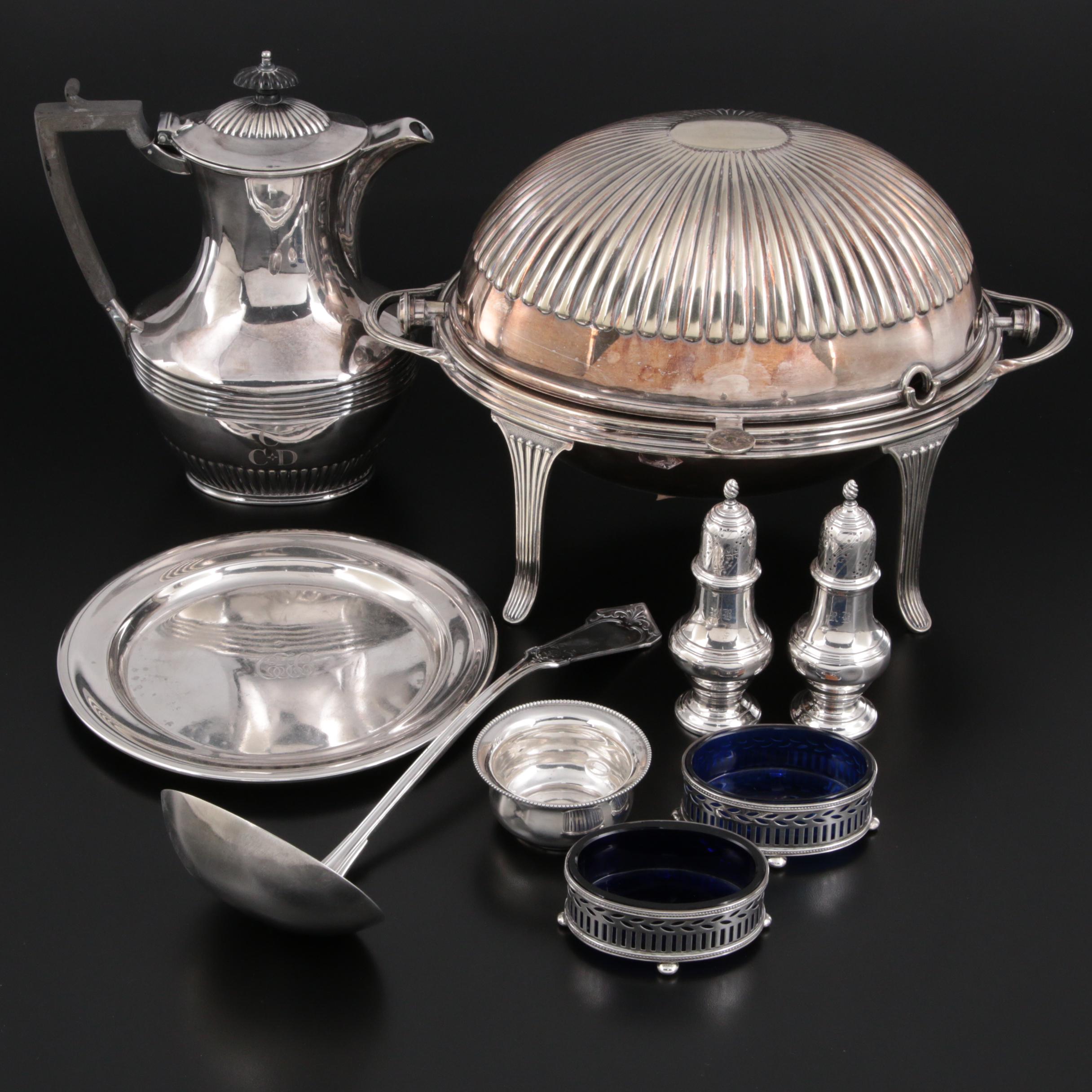 Tiffany & Co. Shakers with Other American and English Sterling Silver and Plate