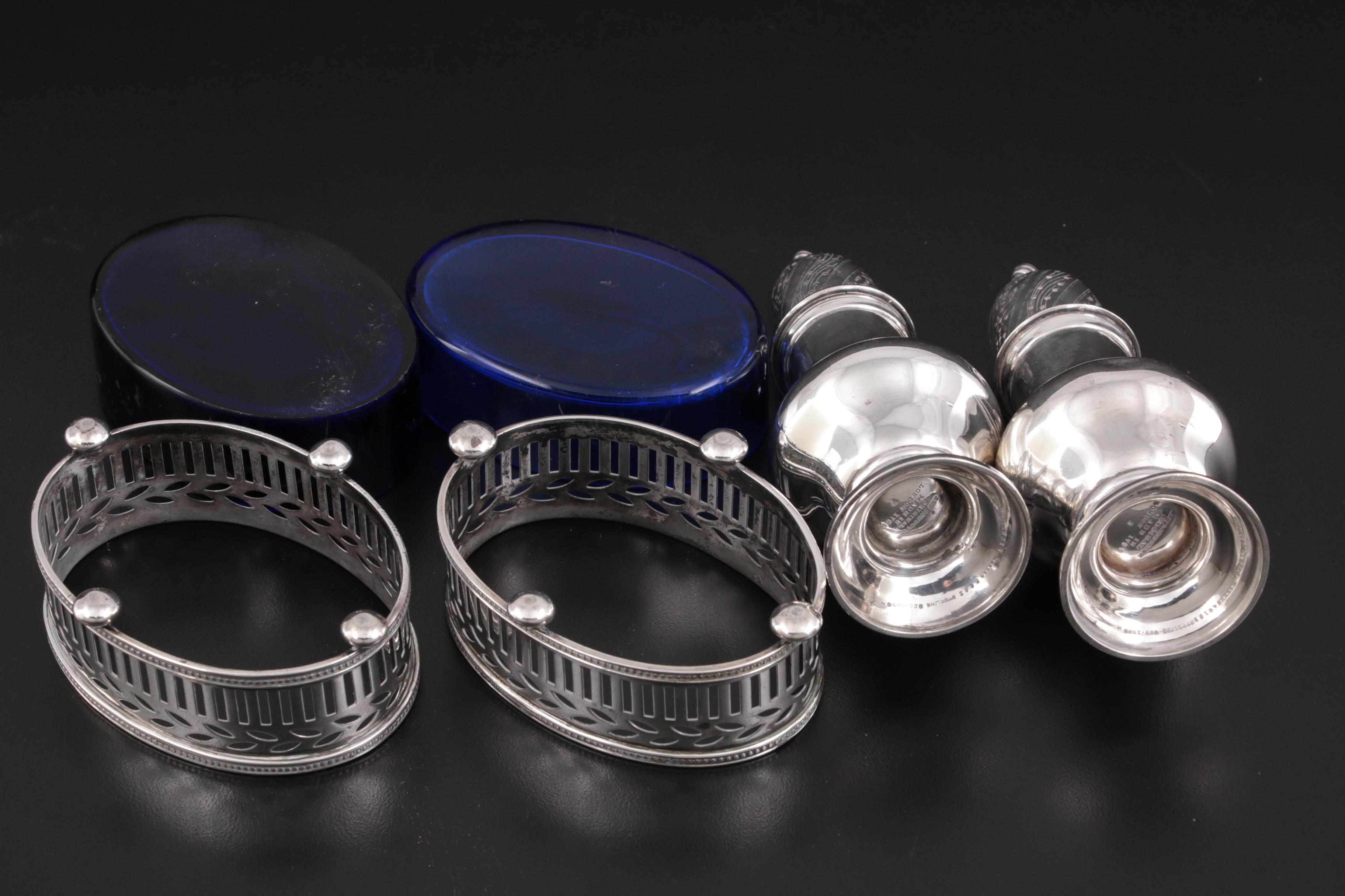 Tiffany & Co. Shakers with Other American and English Sterling Silver and Plate