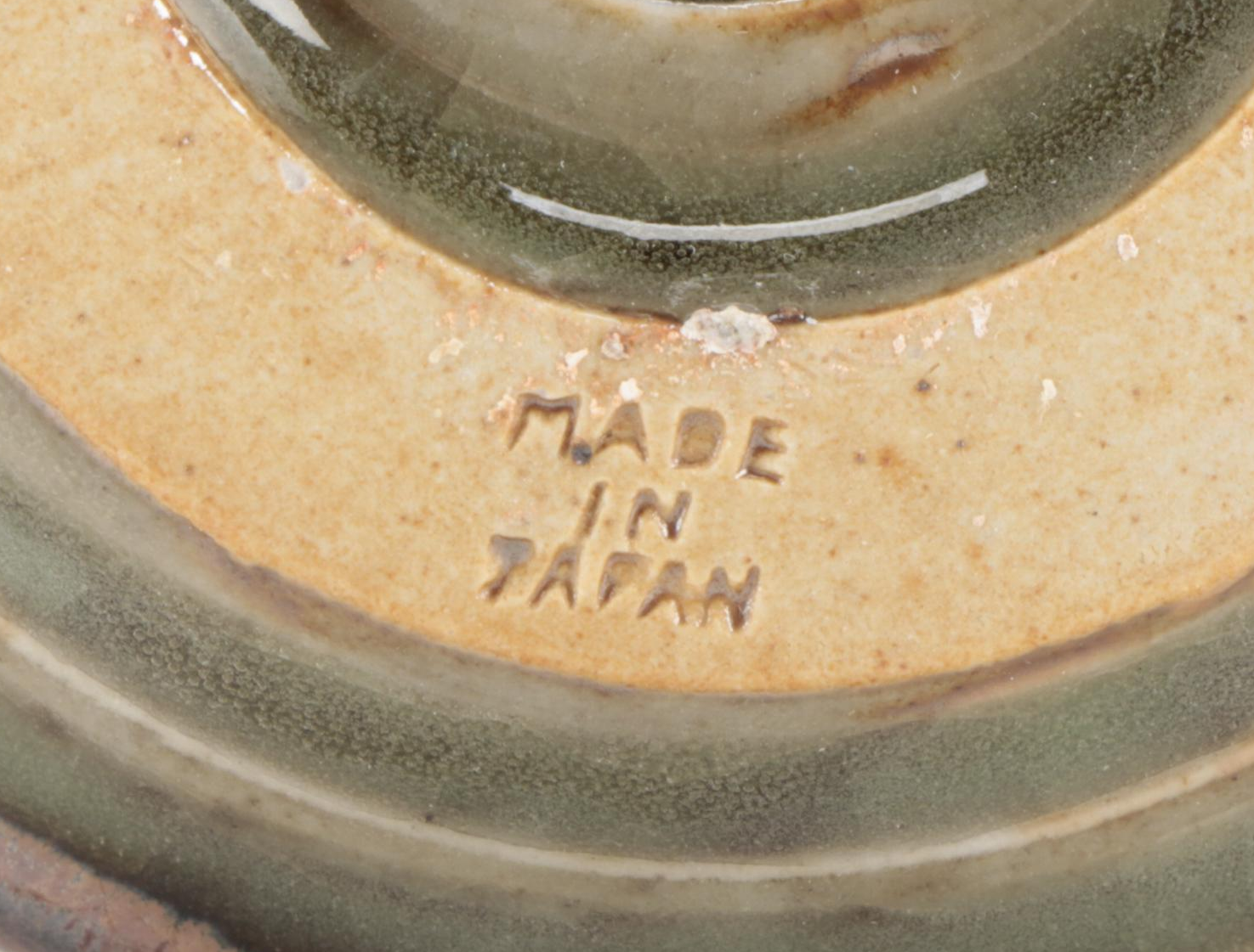 Obori Soma Ware Sacred Horse Stoneware Tea Pot, Cups, and Bowls