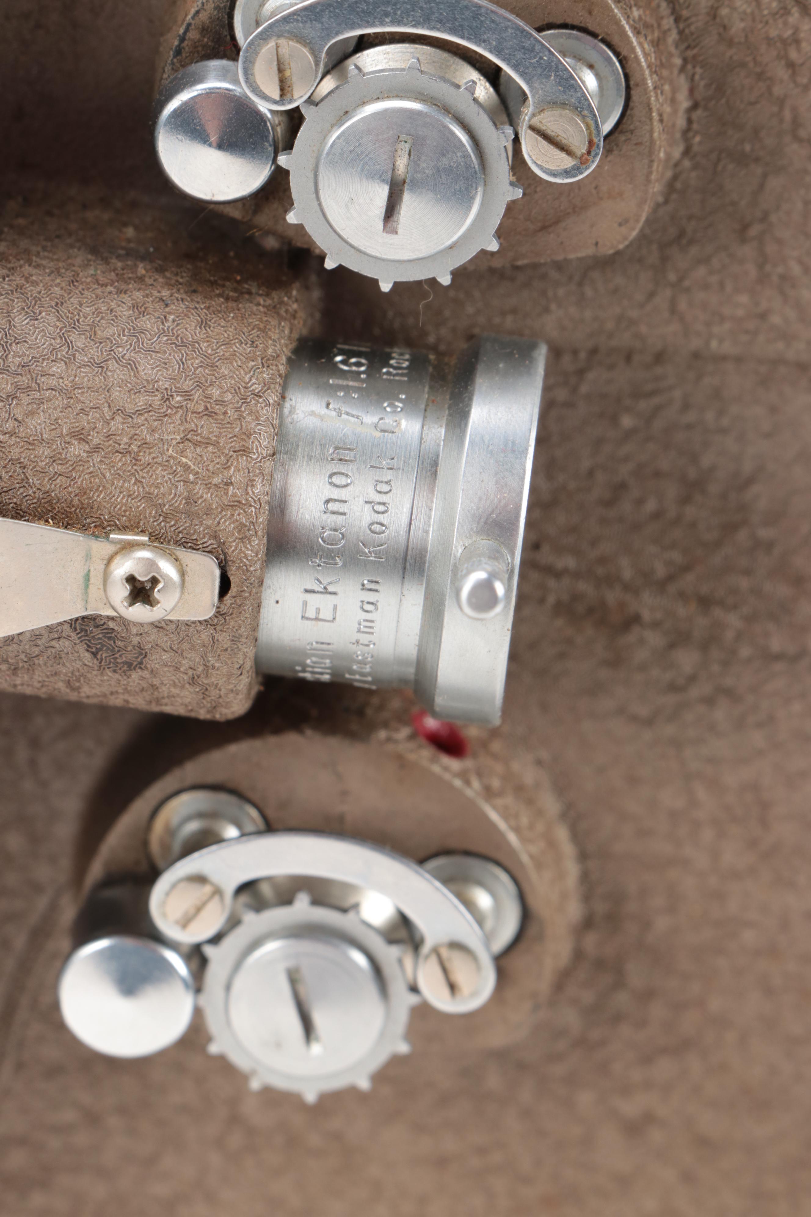 Kodak Kodascope Eight-71A 8mm Film Projector with Case, 1930s