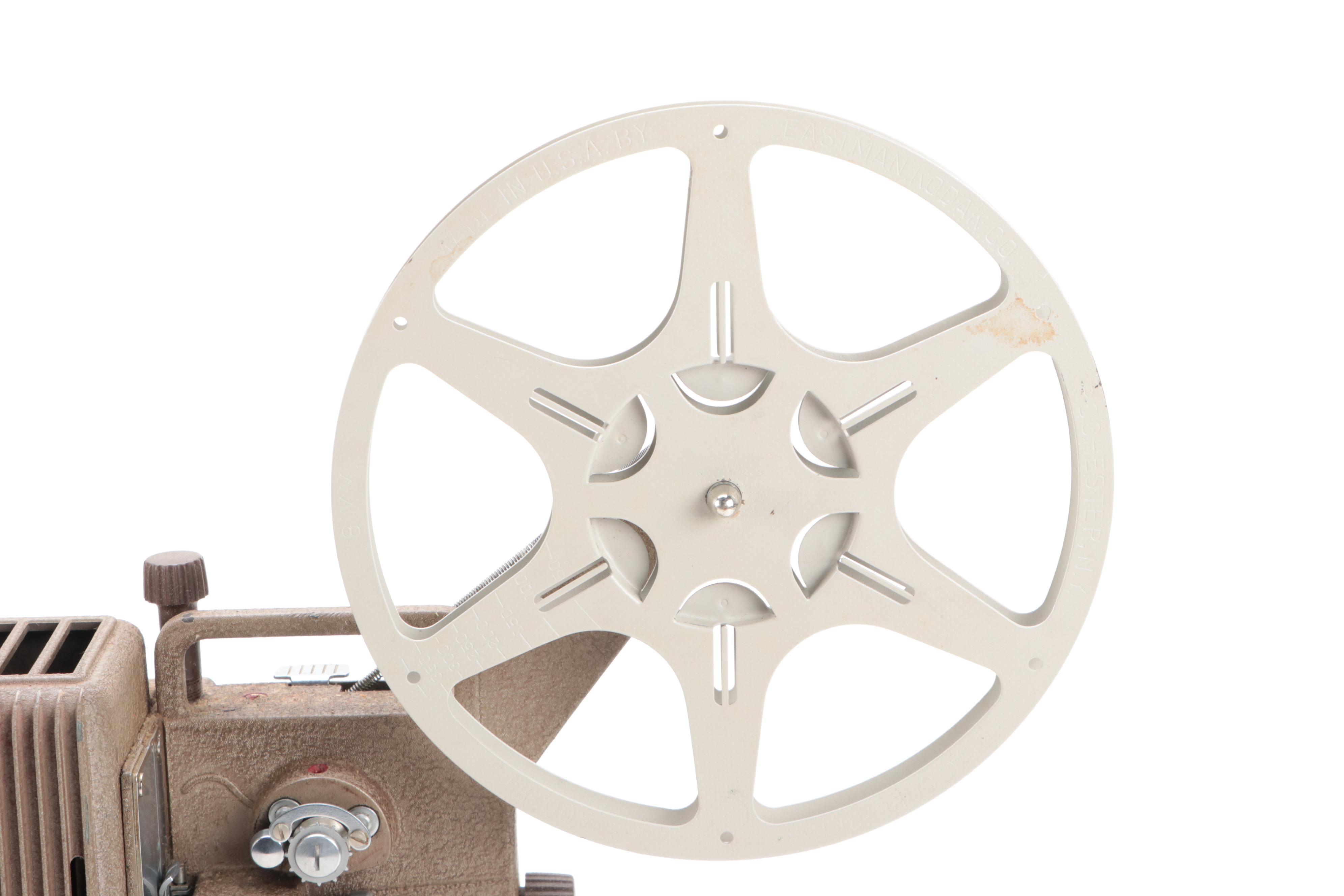 Kodak Kodascope Eight-71A 8mm Film Projector with Case, 1930s