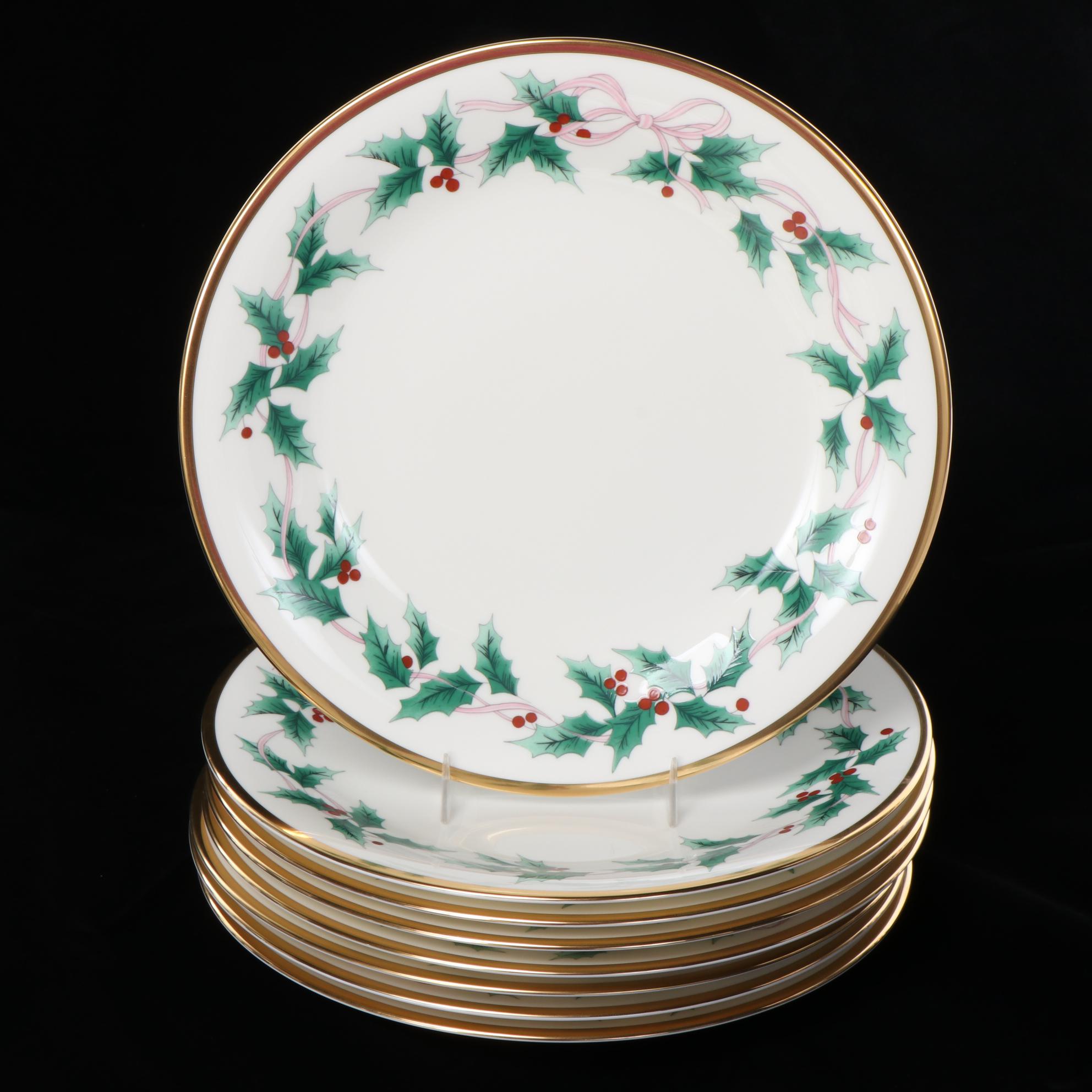 Mikasa "Ribbon Holly" Bone China Dinnerware and Serveware