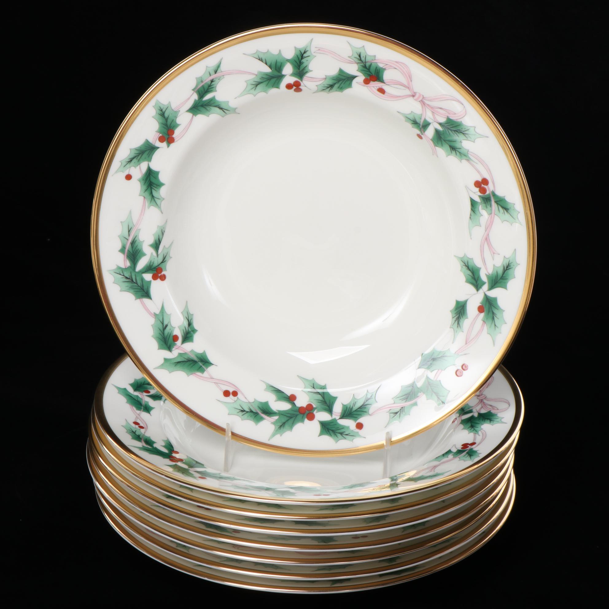 Mikasa "Ribbon Holly" Bone China Dinnerware and Serveware