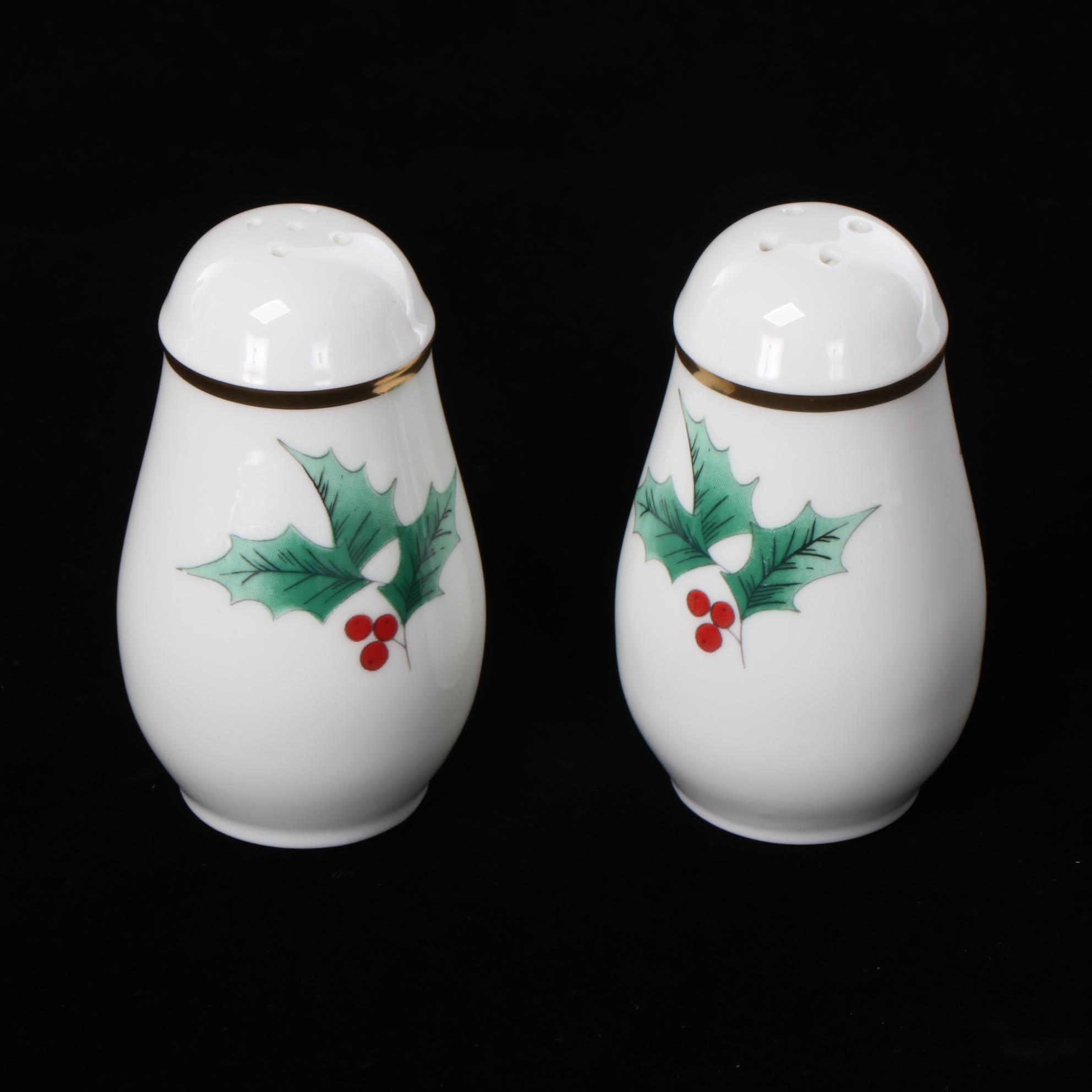 Mikasa "Ribbon Holly" Bone China Dinnerware and Serveware