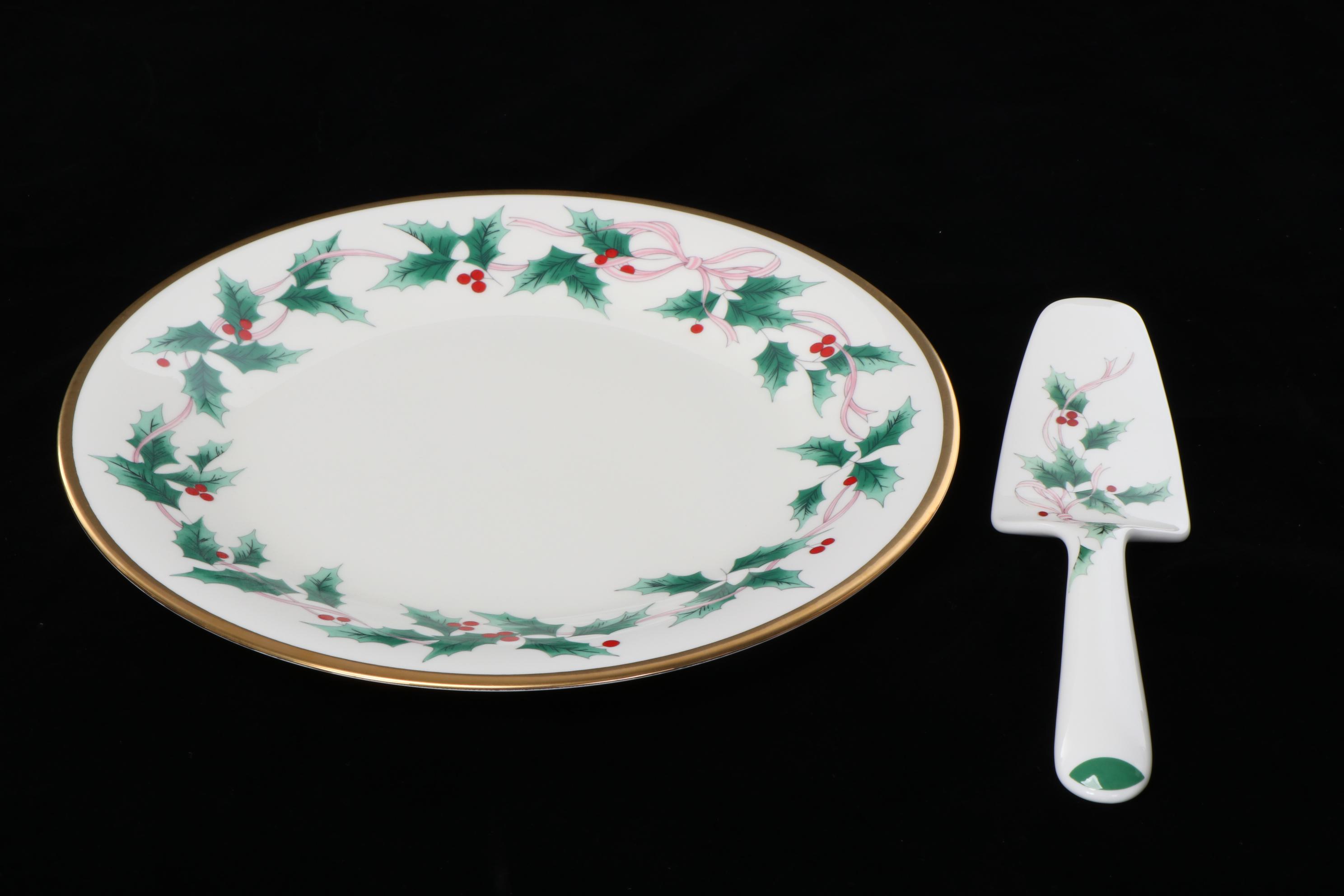 Mikasa "Ribbon Holly" Bone China Dinnerware and Serveware