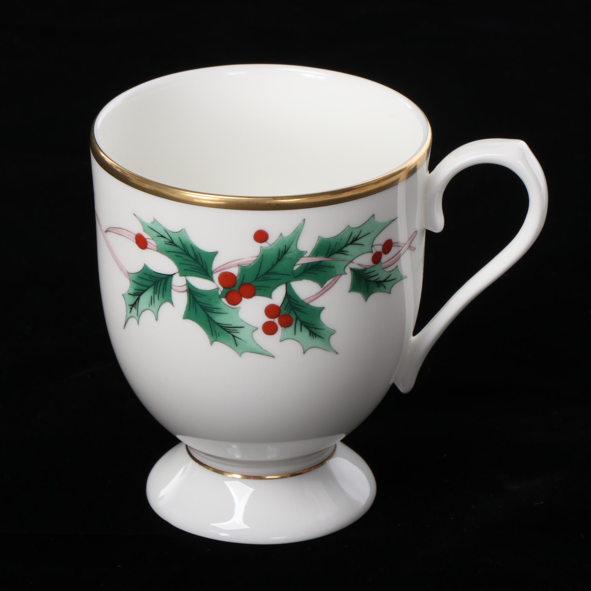 Mikasa "Ribbon Holly" Bone China Dinnerware and Serveware