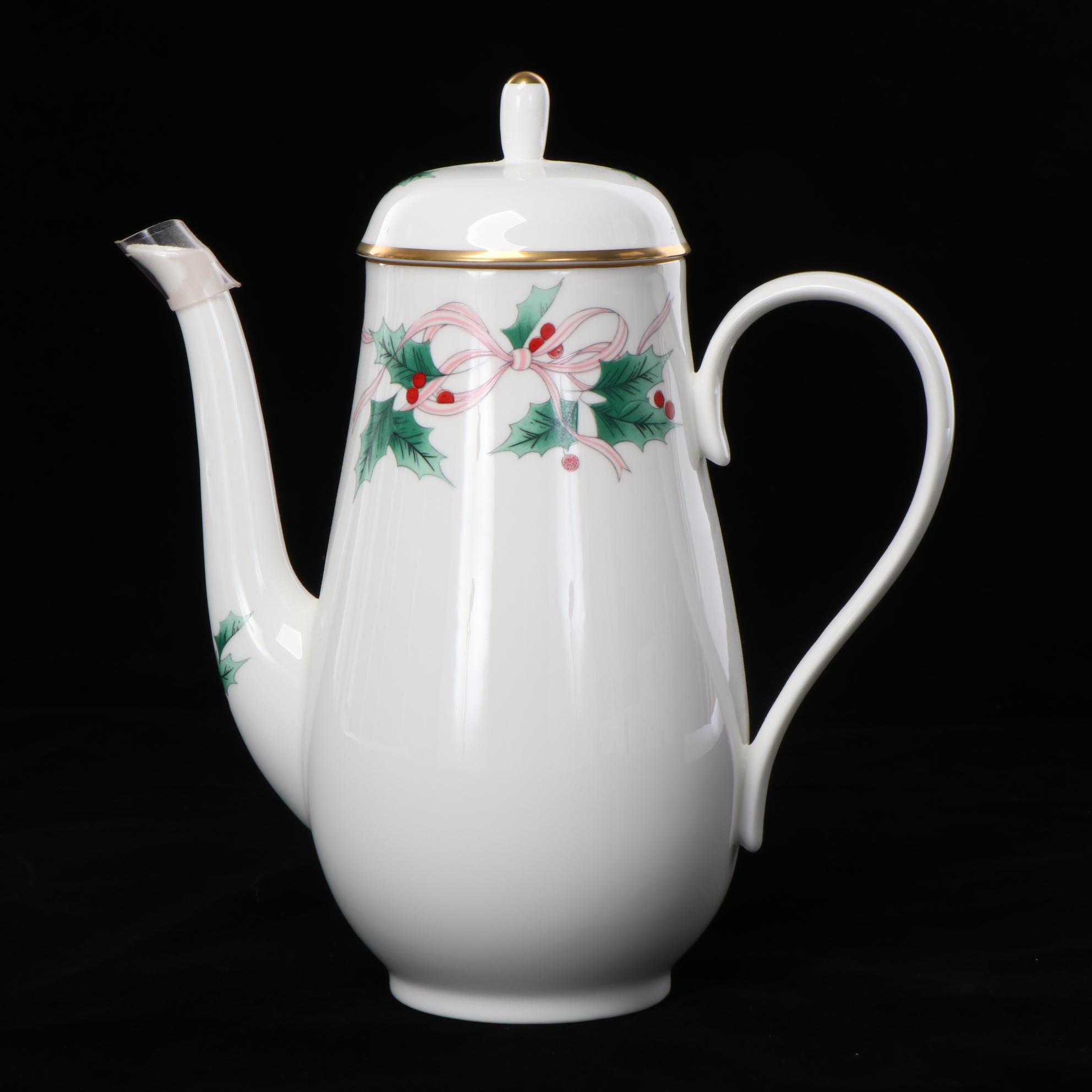 Mikasa "Ribbon Holly" Bone China Dinnerware and Serveware