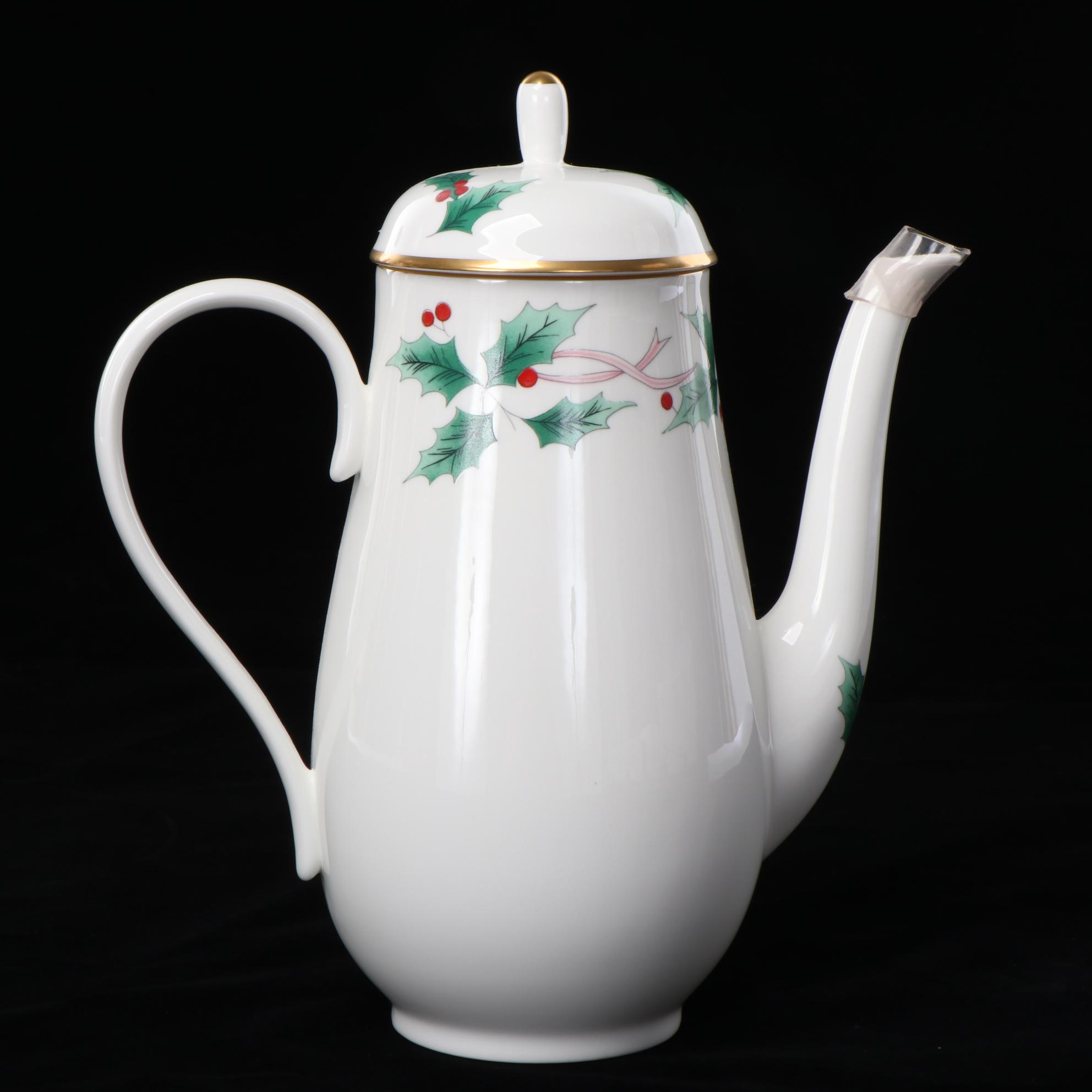 Mikasa "Ribbon Holly" Bone China Dinnerware and Serveware