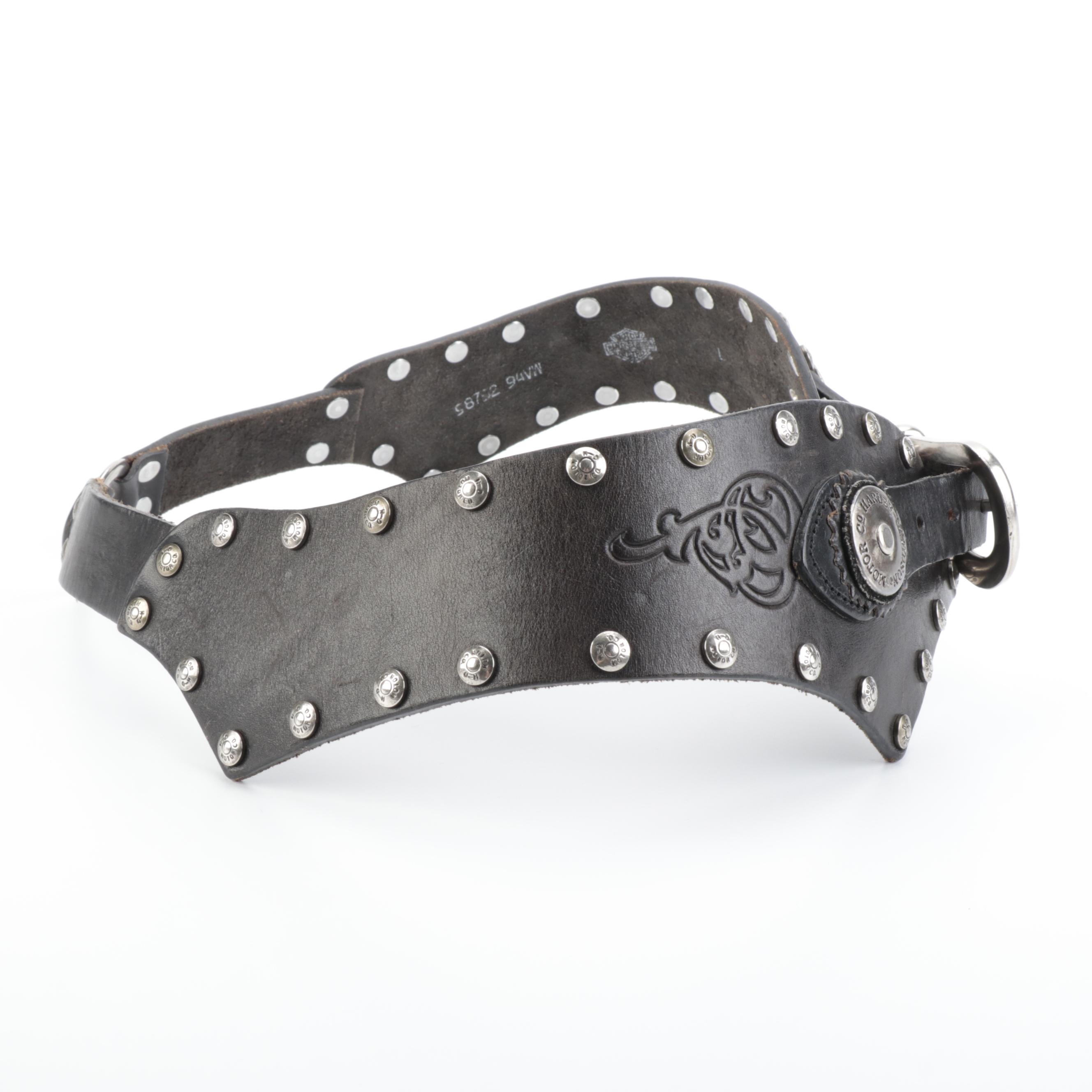 Harley-Davidson Studded Leather Motorcycle Belt