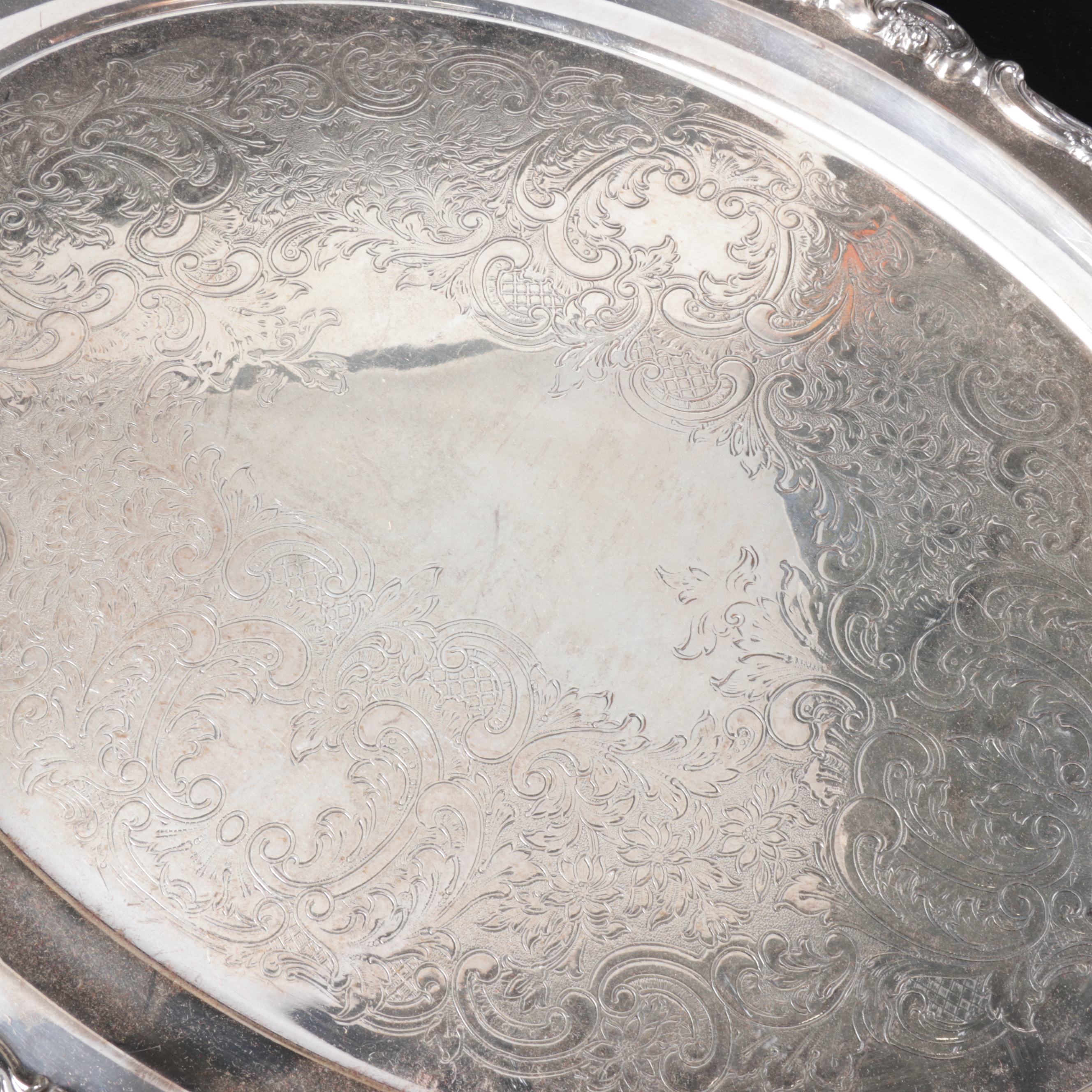 Wallace "Baroque" Silver Plate Coffee and Tea Service, Mid to Late 20th Century