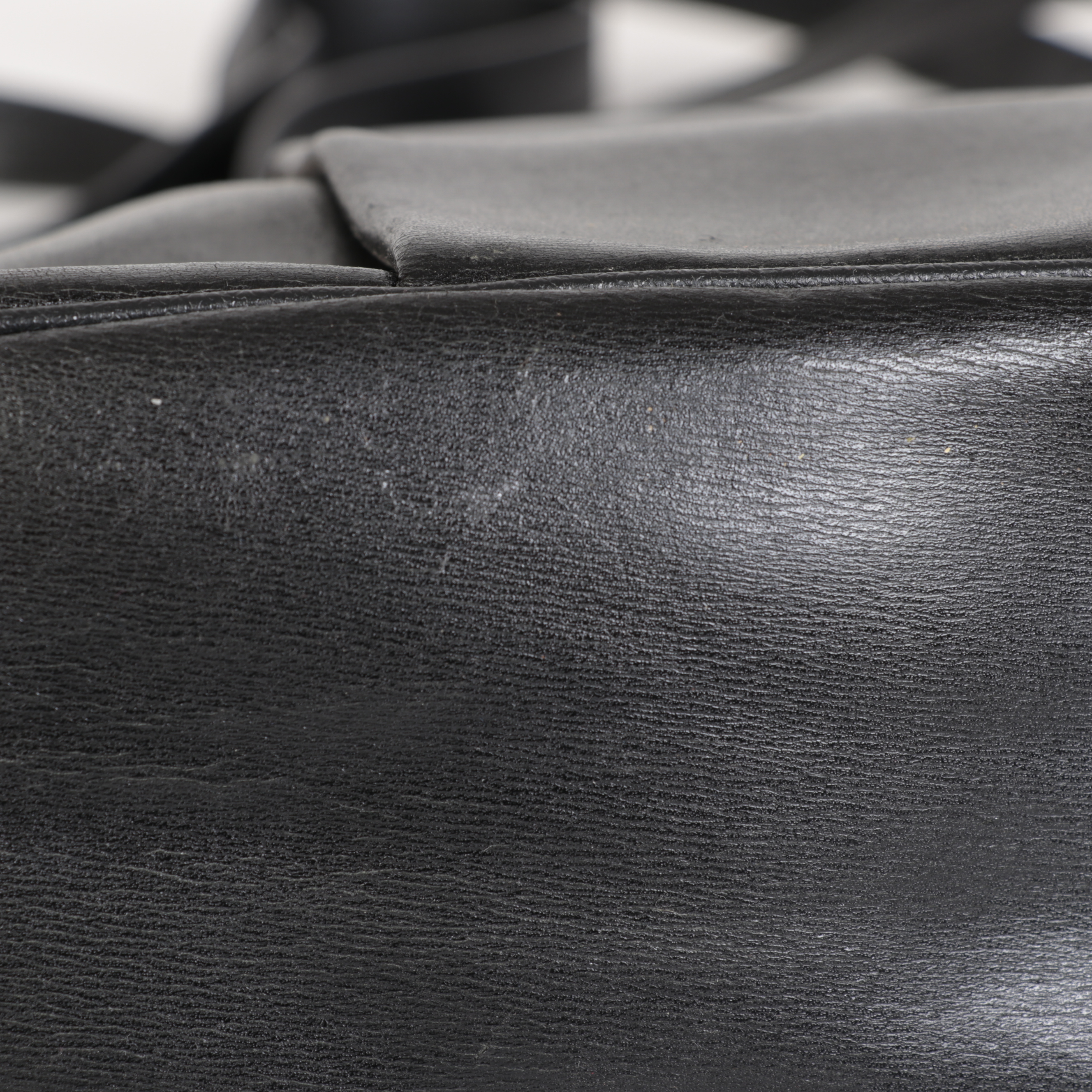 Longchamp Zip-Around Shoulder Bag in Black Leather