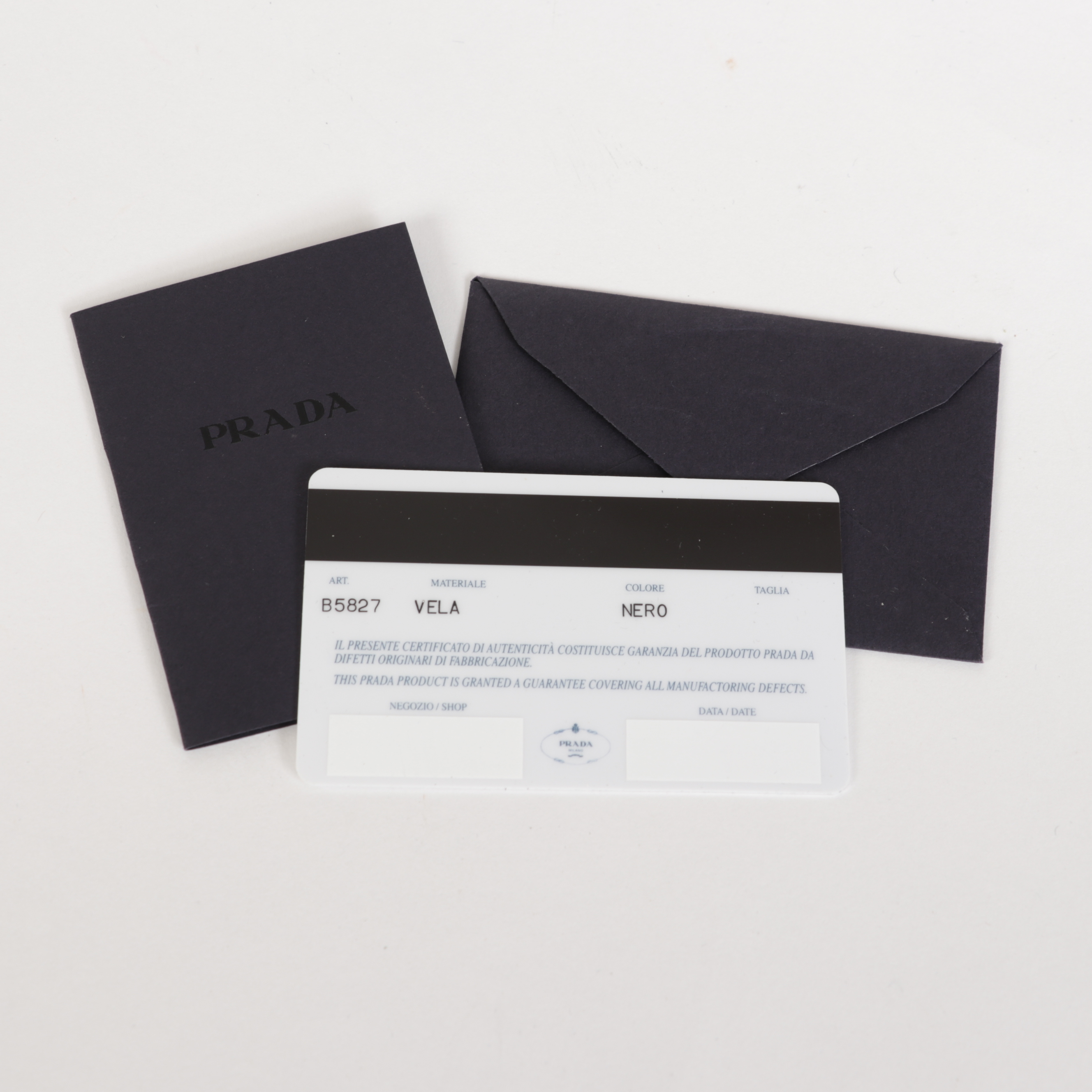 Prada Shoulder Tote in Black Nylon Tessuto and Smooth Black Leather