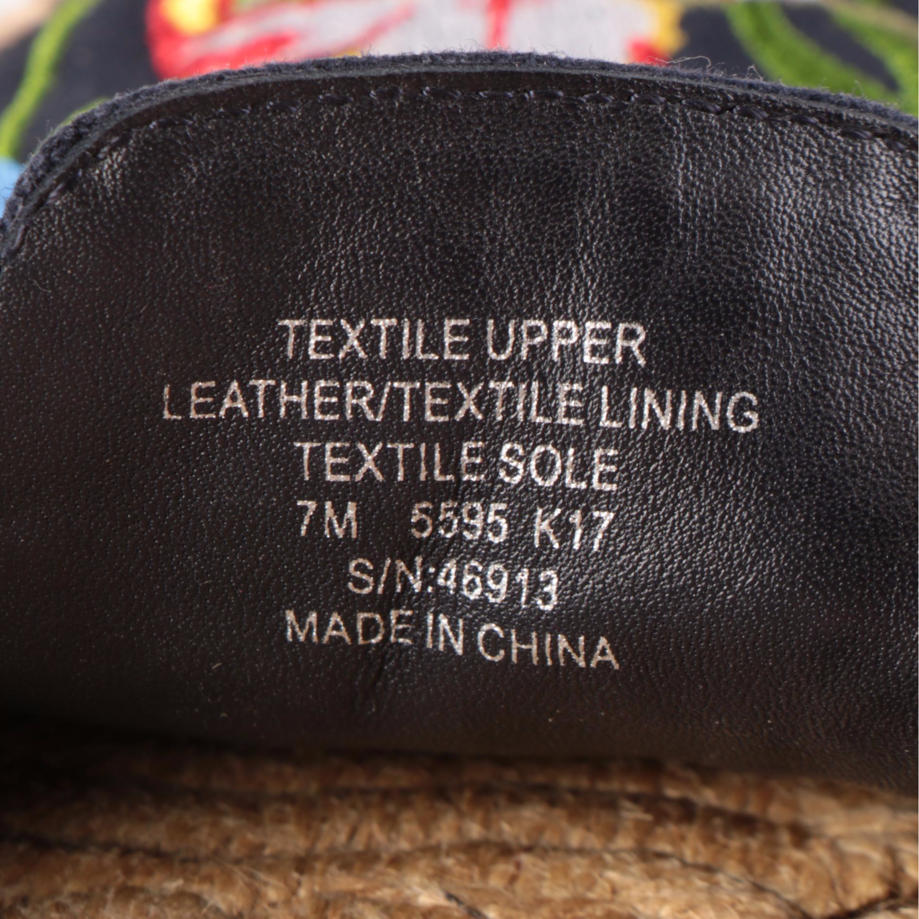 Tory Burch Floral Iris Embroidered Espadrille Slides