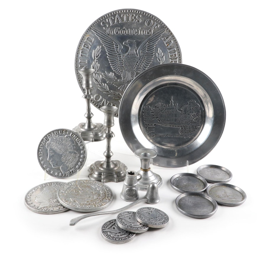 Creative Products Cincinnati Pewter Coasters, Wilton and Other Tableware