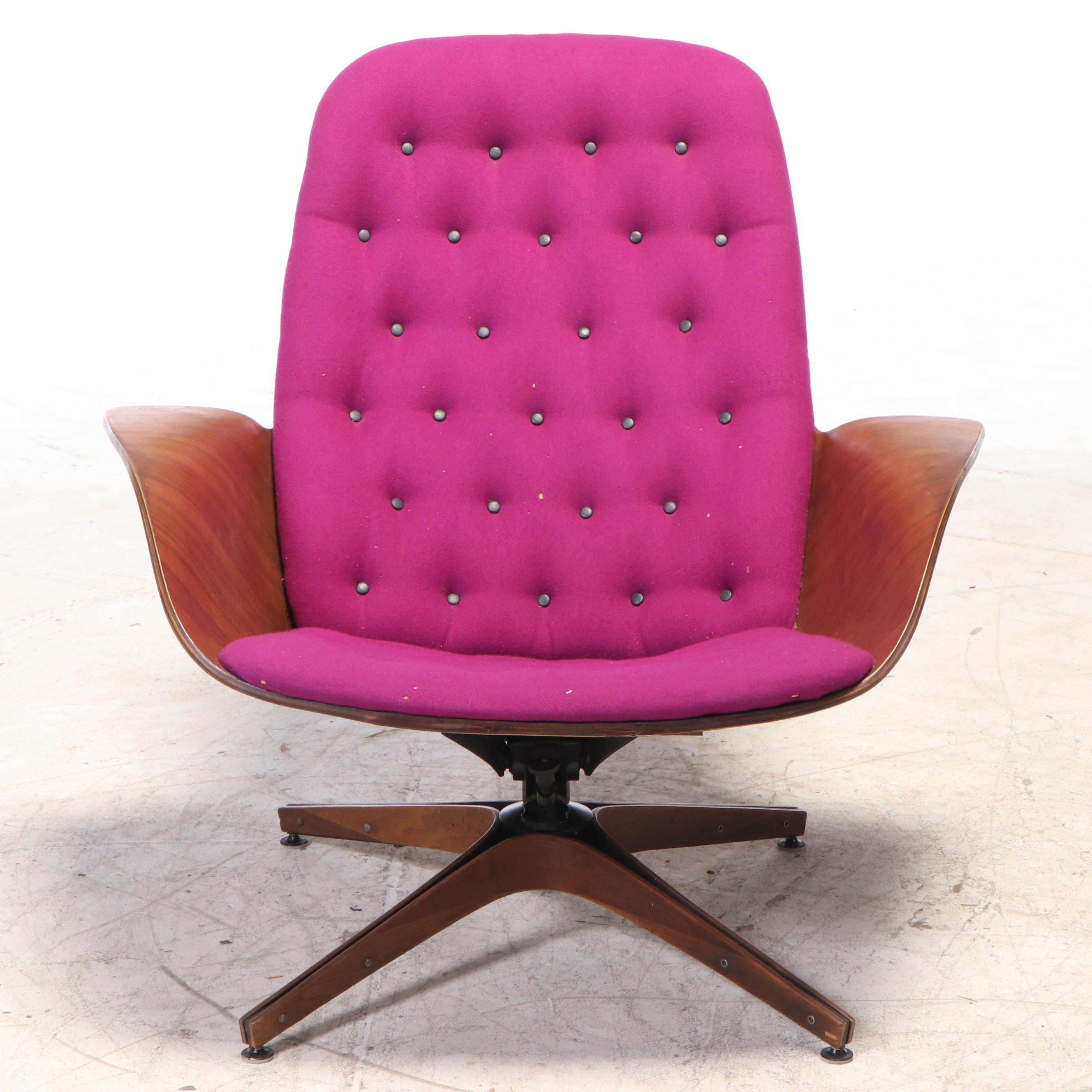 Plycraft "Mr. Chair" Mid Century Modern Laminated Walnut Lounge Chair