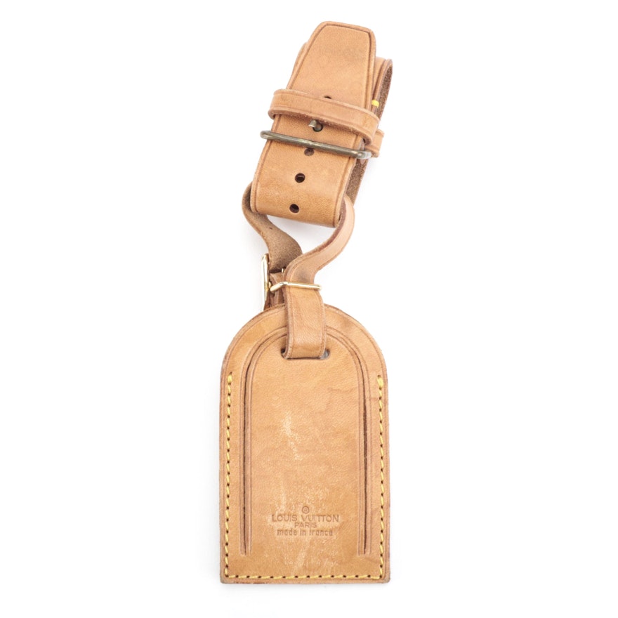 Louis Vuitton Poignet and Luggage Tag Set in Vachetta Leather