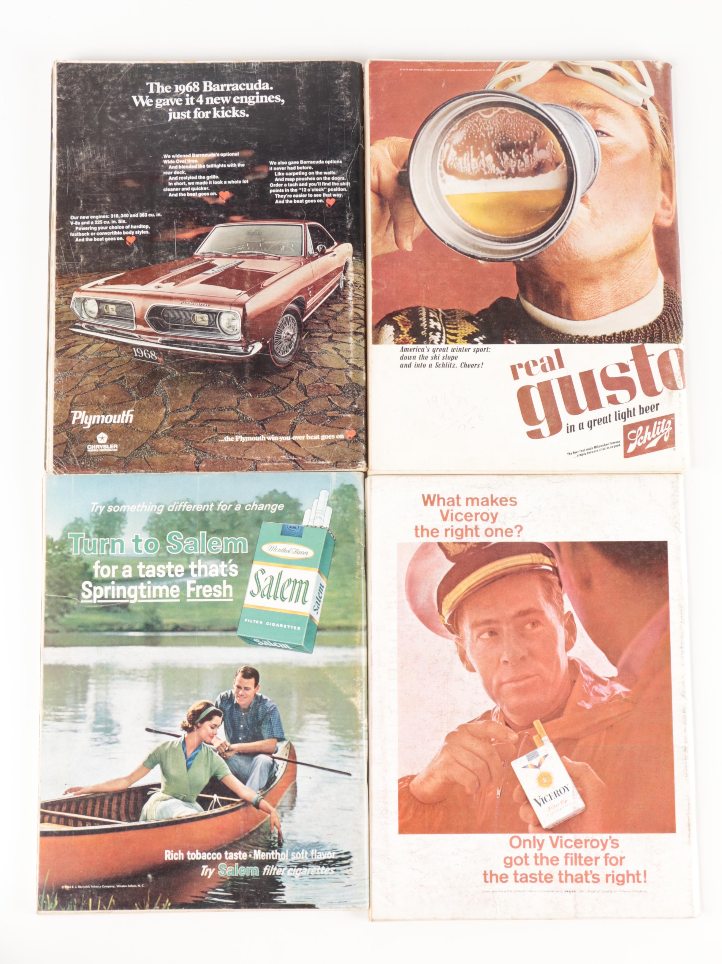 "Playboy" Magazines Featuring the Beatles Interview and Others, 1960s