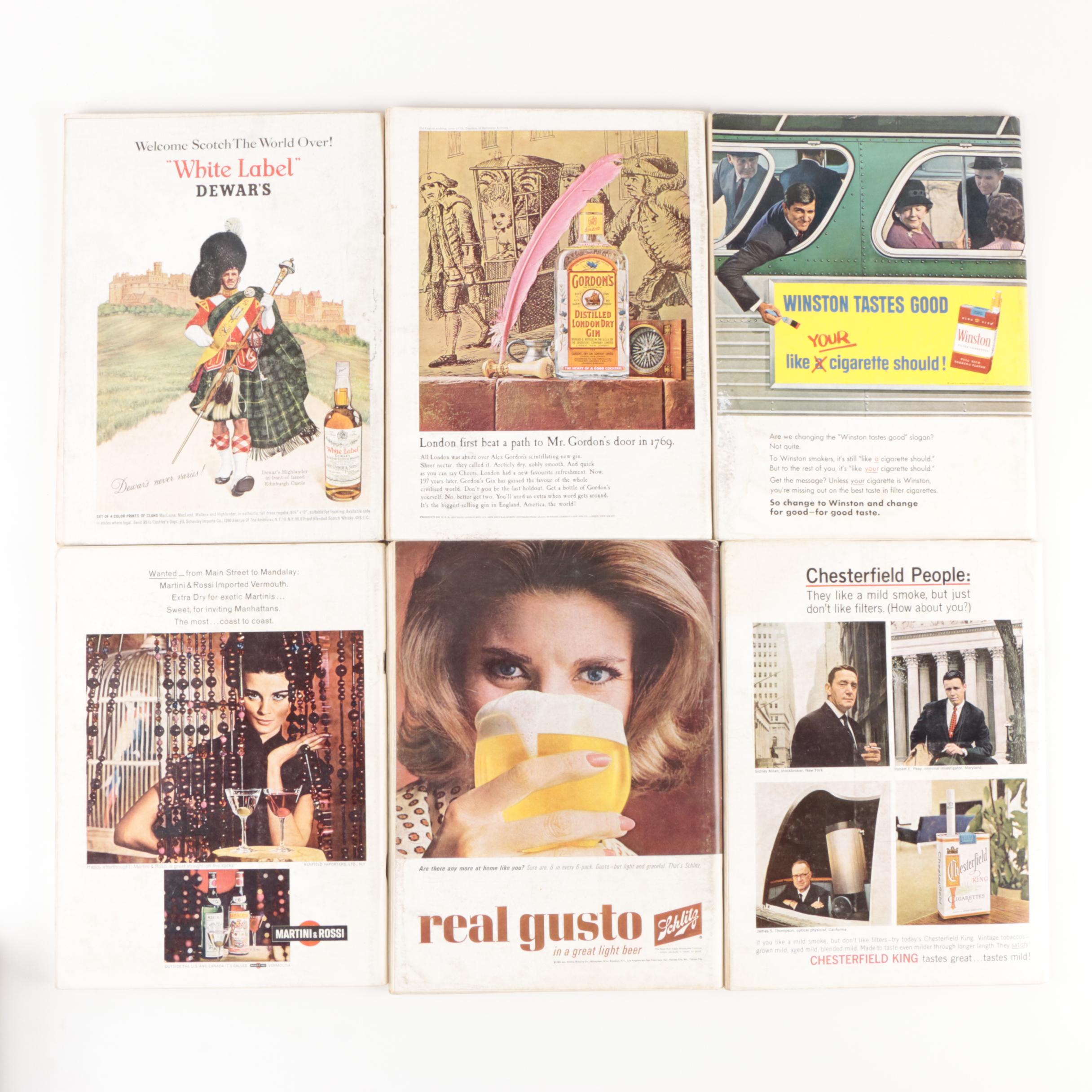 "Playboy" Magazines Featuring the Beatles Interview and Others, 1960s