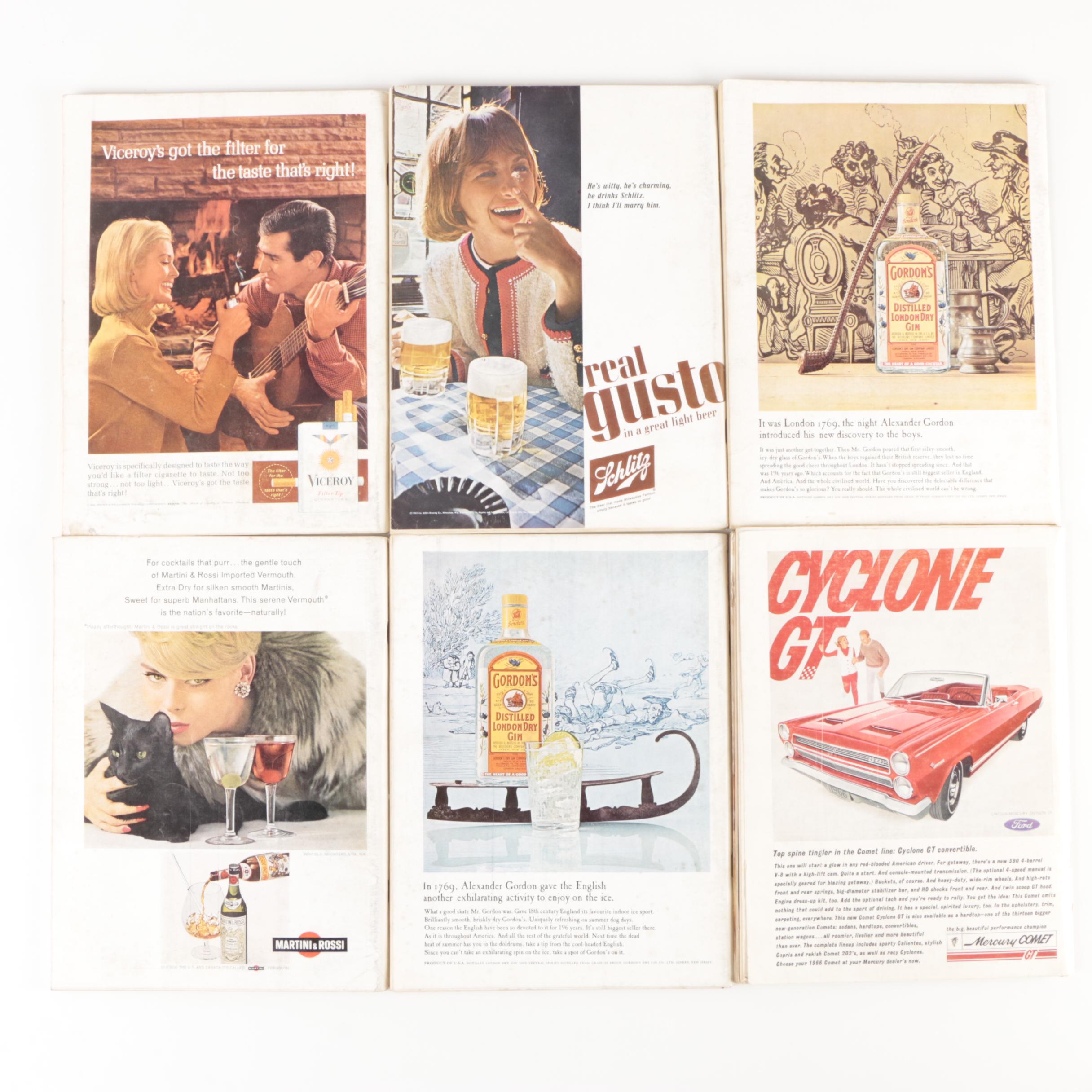 "Playboy" Magazines Featuring the Beatles Interview and Others, 1960s