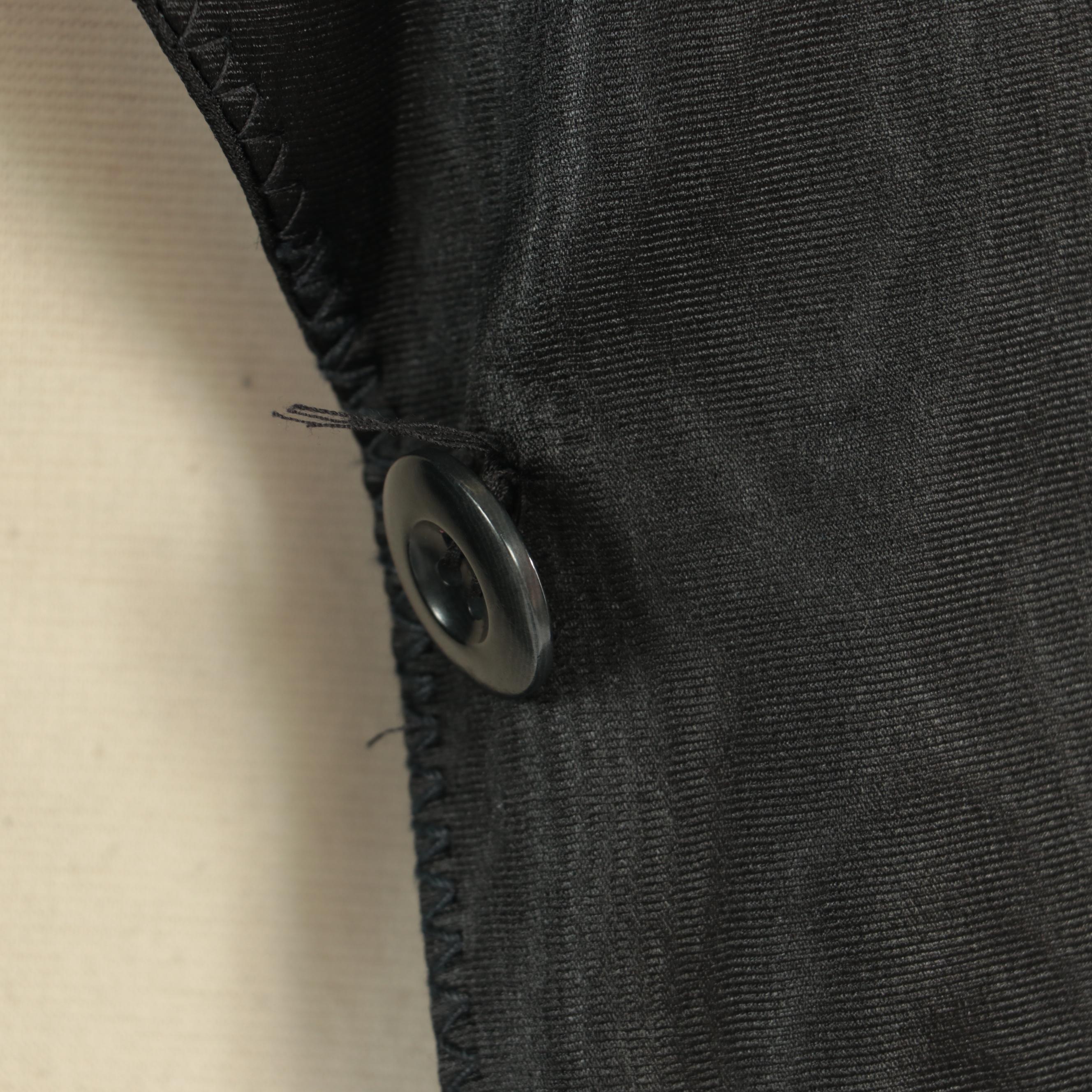 Prada Printed Silk Blouse and Diane von Furstenberg Black Blazer