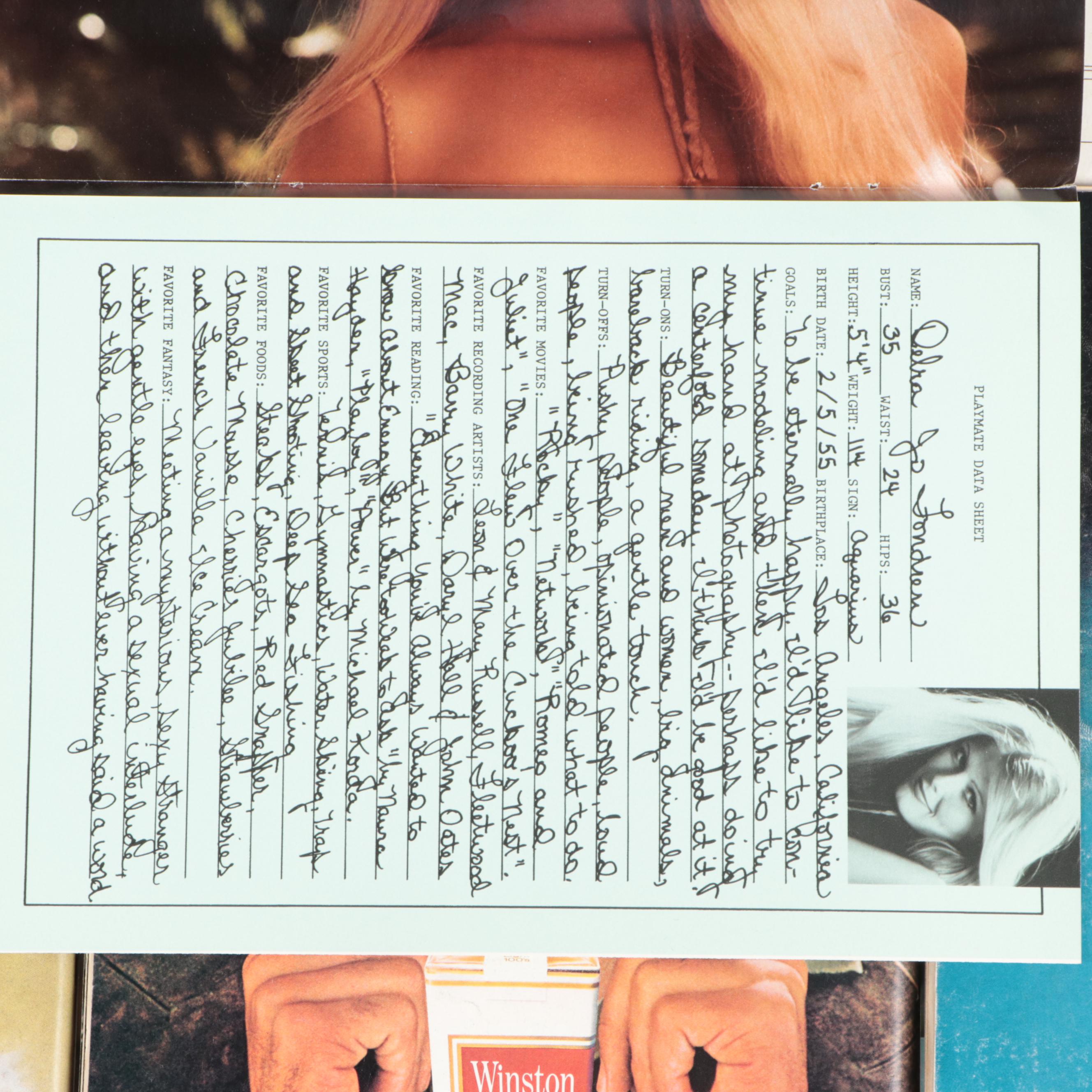 "Playboy" Magazines Featuring Saturday Night Live Cast Interview and Others