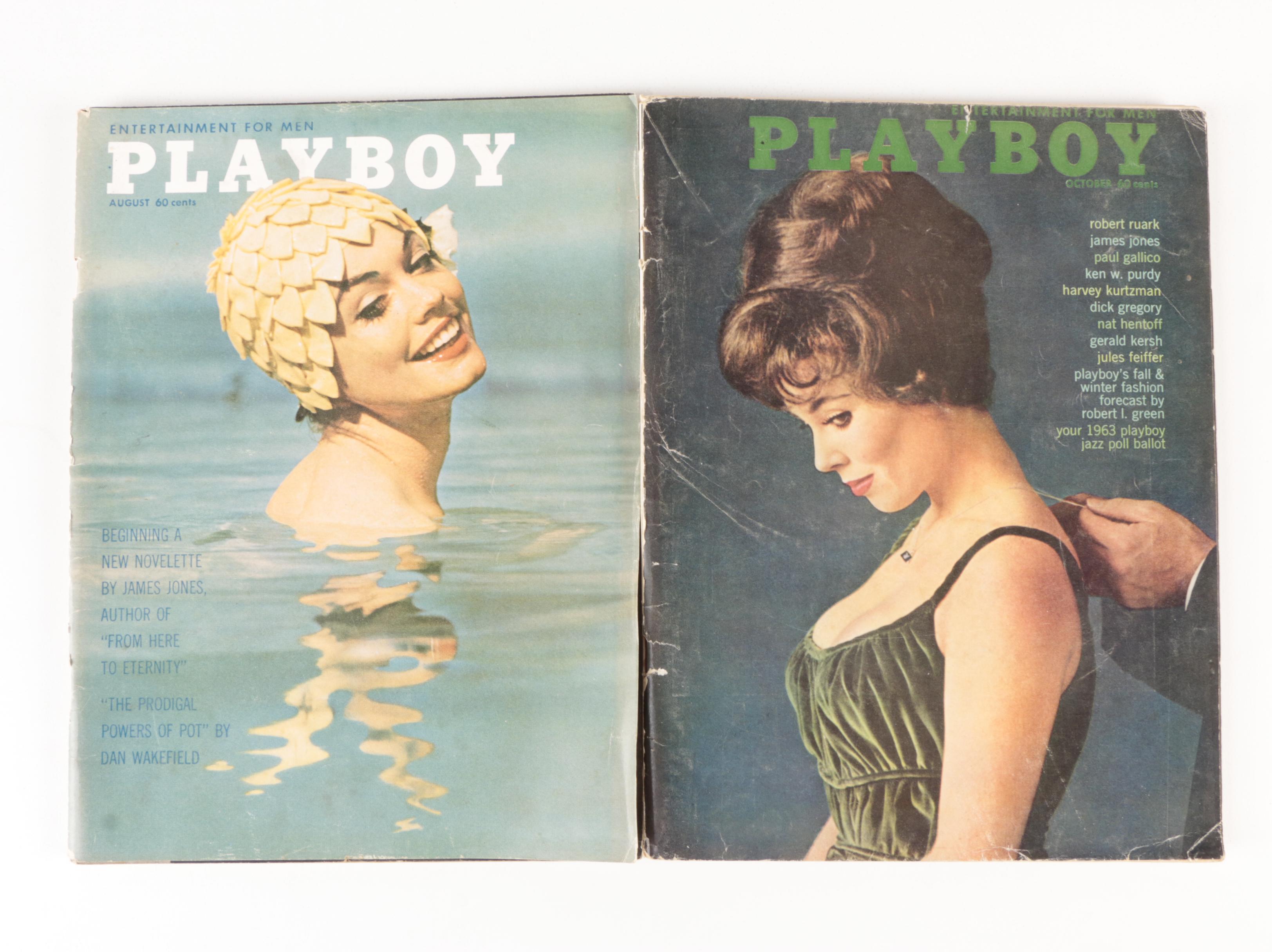 "Playboy" Magazines Featuring Jimmy Hoffa Interview and Others, 1962–1963